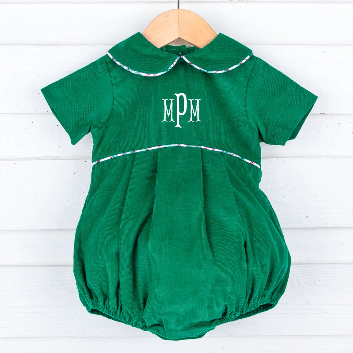 Windsor Green Corduroy Collared Bubble - Image 3