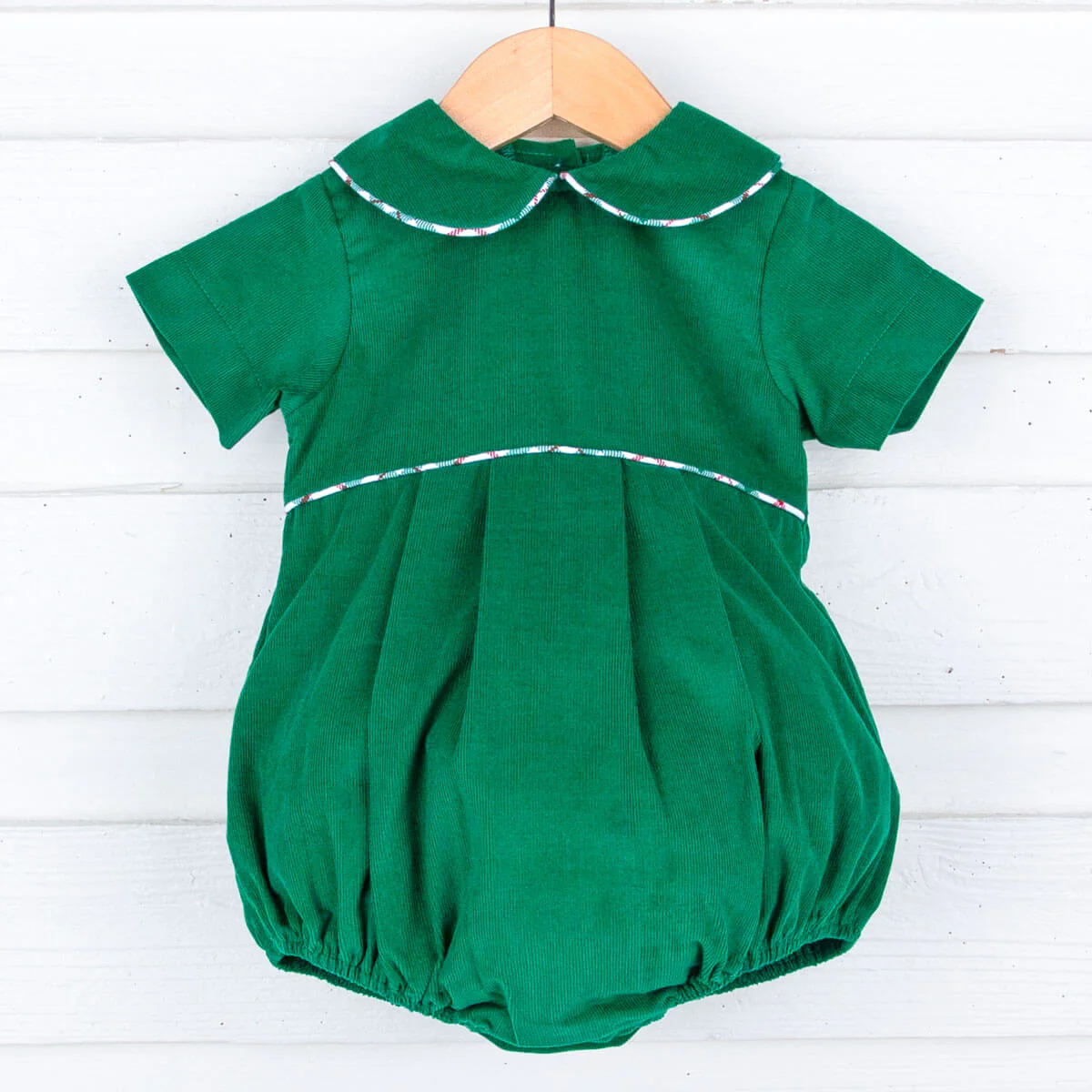 Windsor Green Corduroy Collared Bubble - Image 7