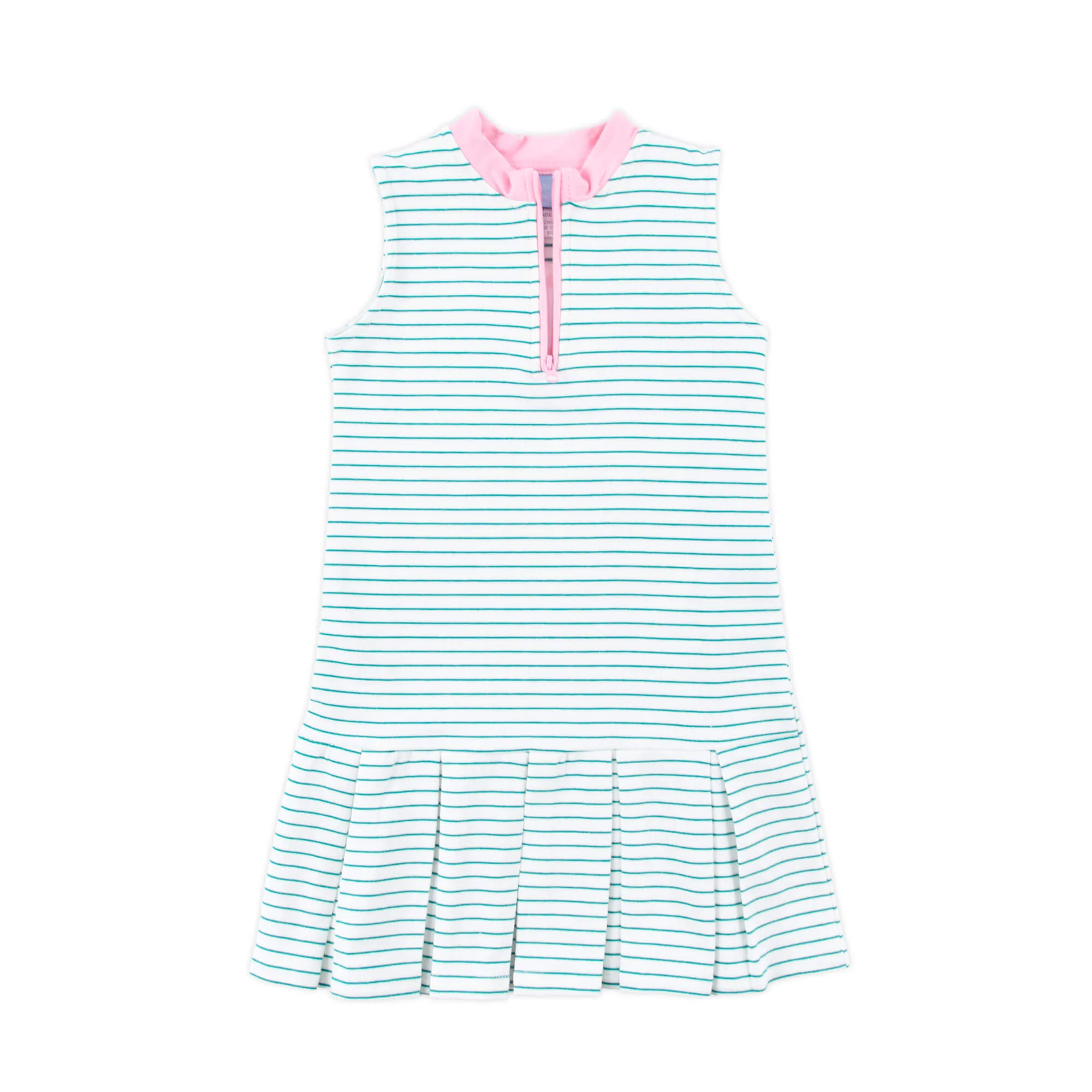 Green Stripe Tennis Dress - Image 4