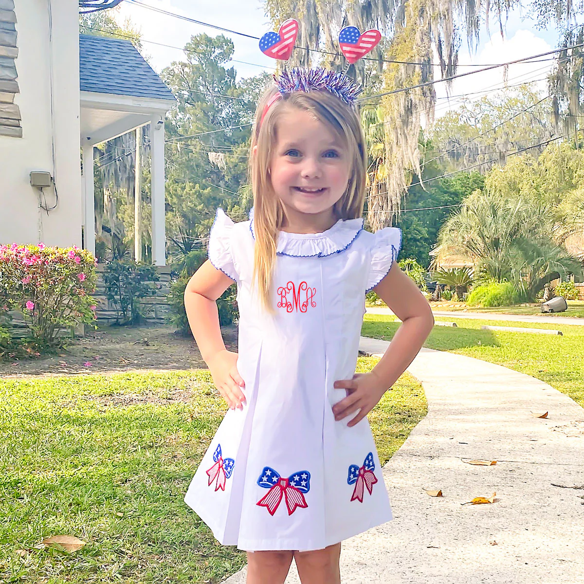 Happy Fourth White Chloe Dress - Image 4