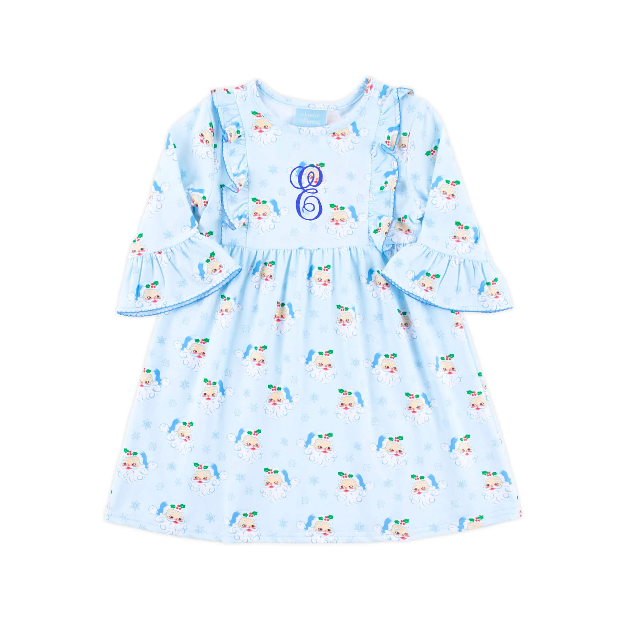 Vintage Santa Blue Olivia Dress - Image 2