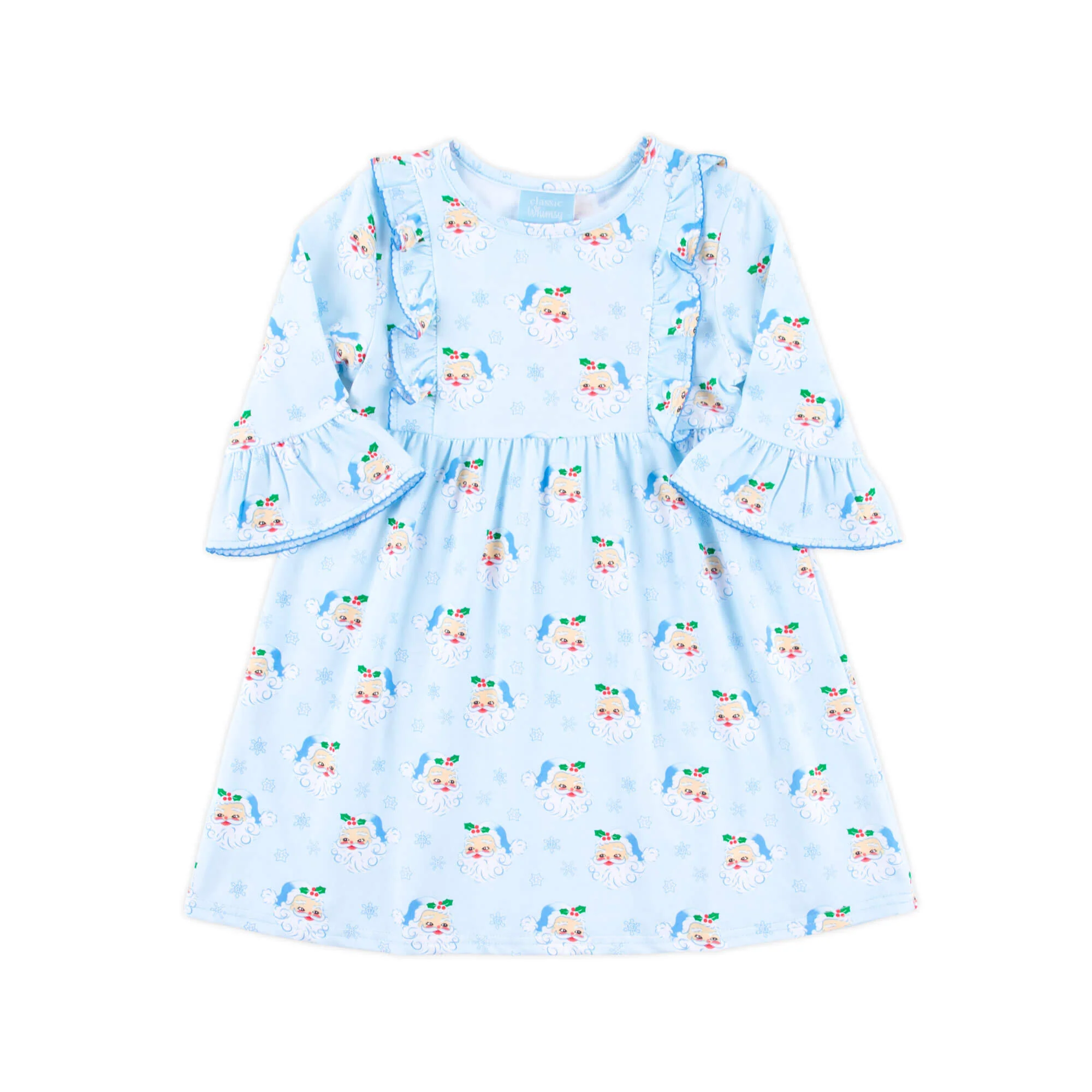 Vintage Santa Blue Olivia Dress - Image 4