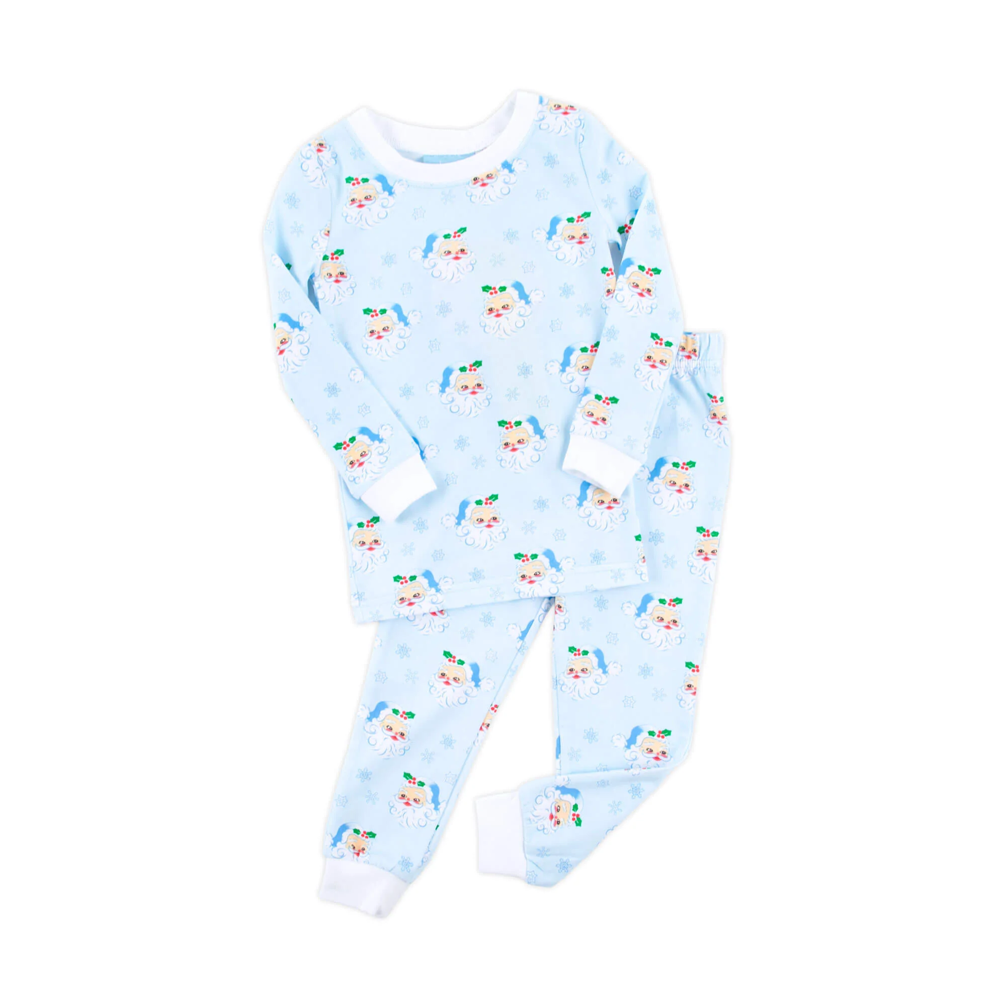 Vintage Santa Blue Pajamas - Image 4