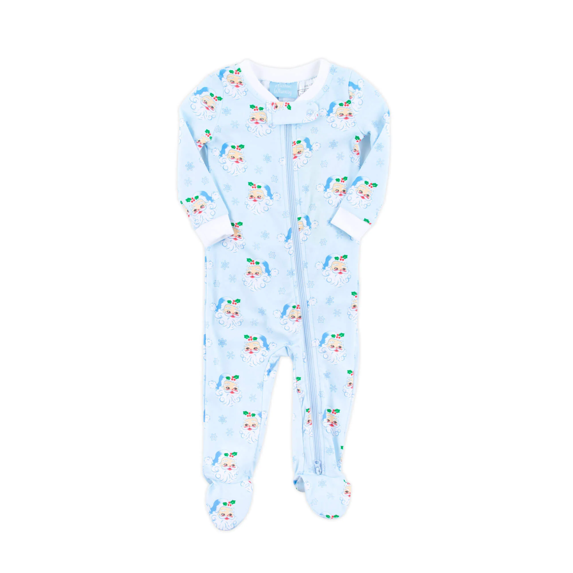 Vintage Santa Blue Zip Sleeper - Image 6