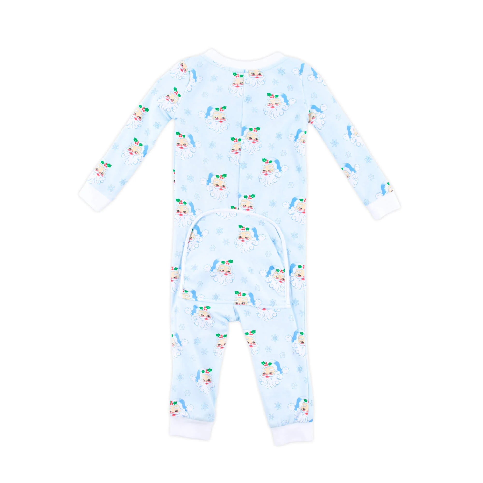 Vintage Santa Blue Zip Sleeper - Image 8