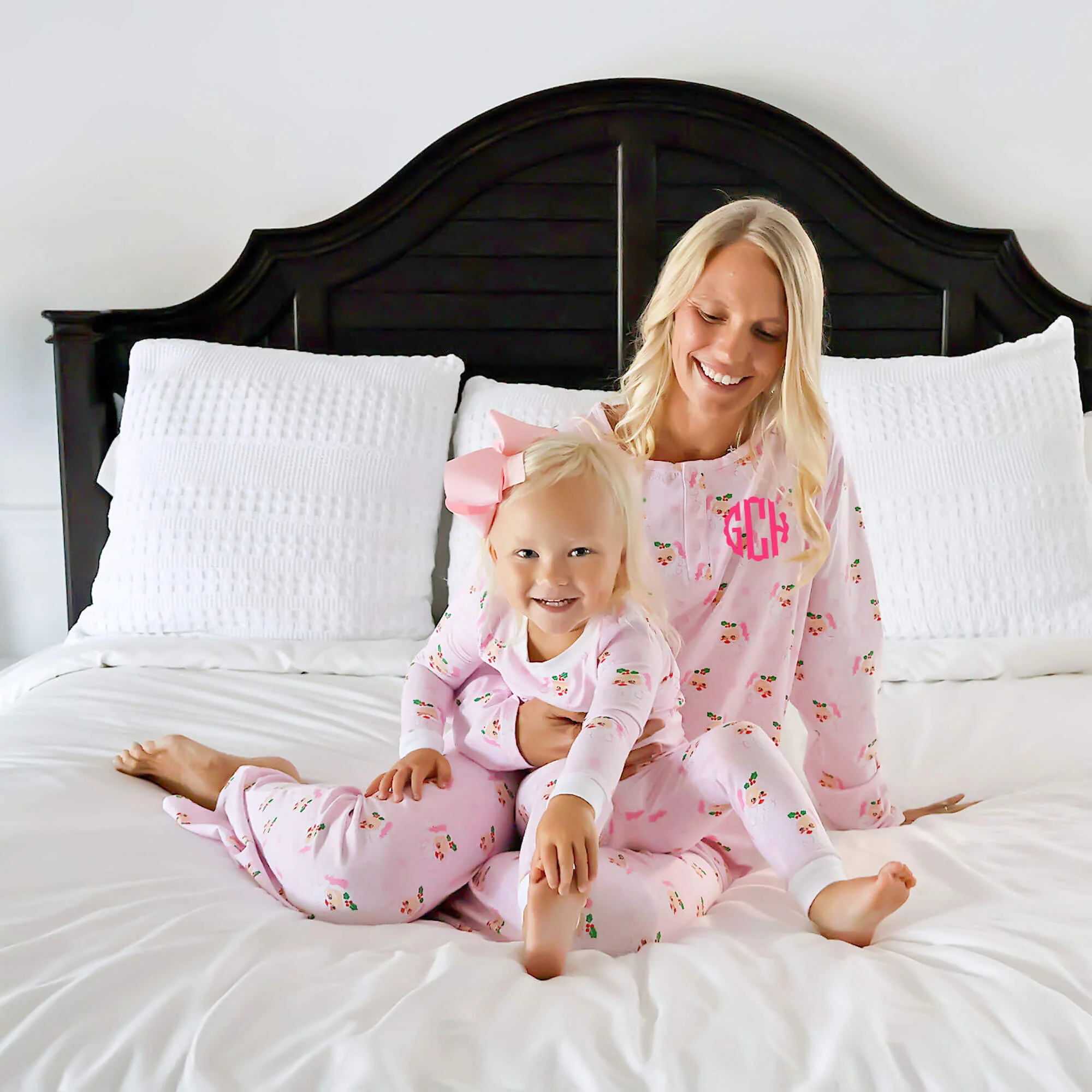 Vintage Santa Pink Pajamas - Image 7