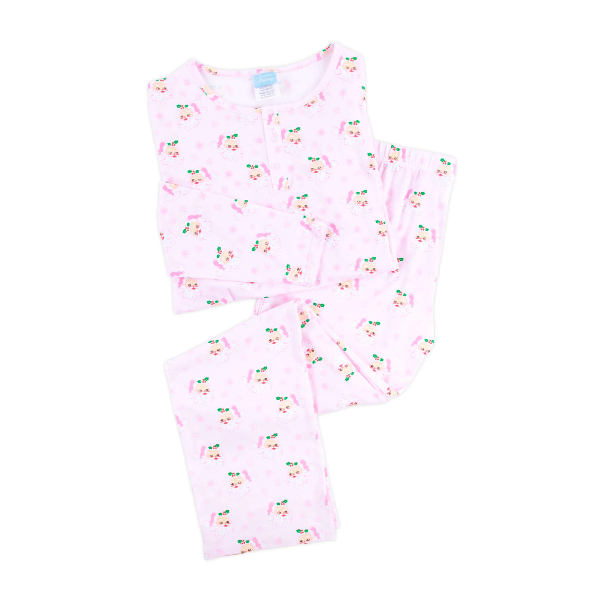 Vintage Santa Pink Women's Pajamas - Image 4