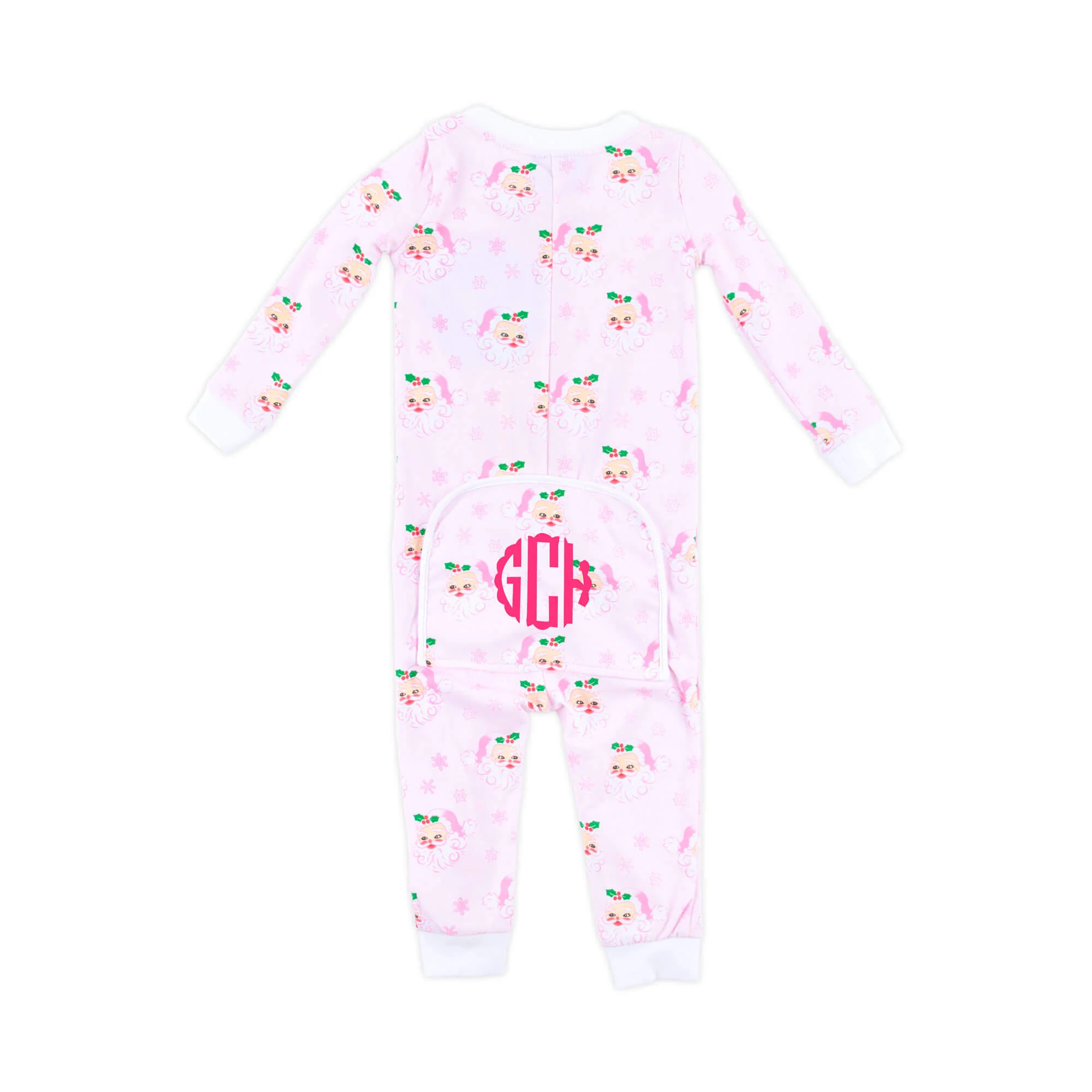 Vintage Santa Pink Zip Sleeper - Image 4