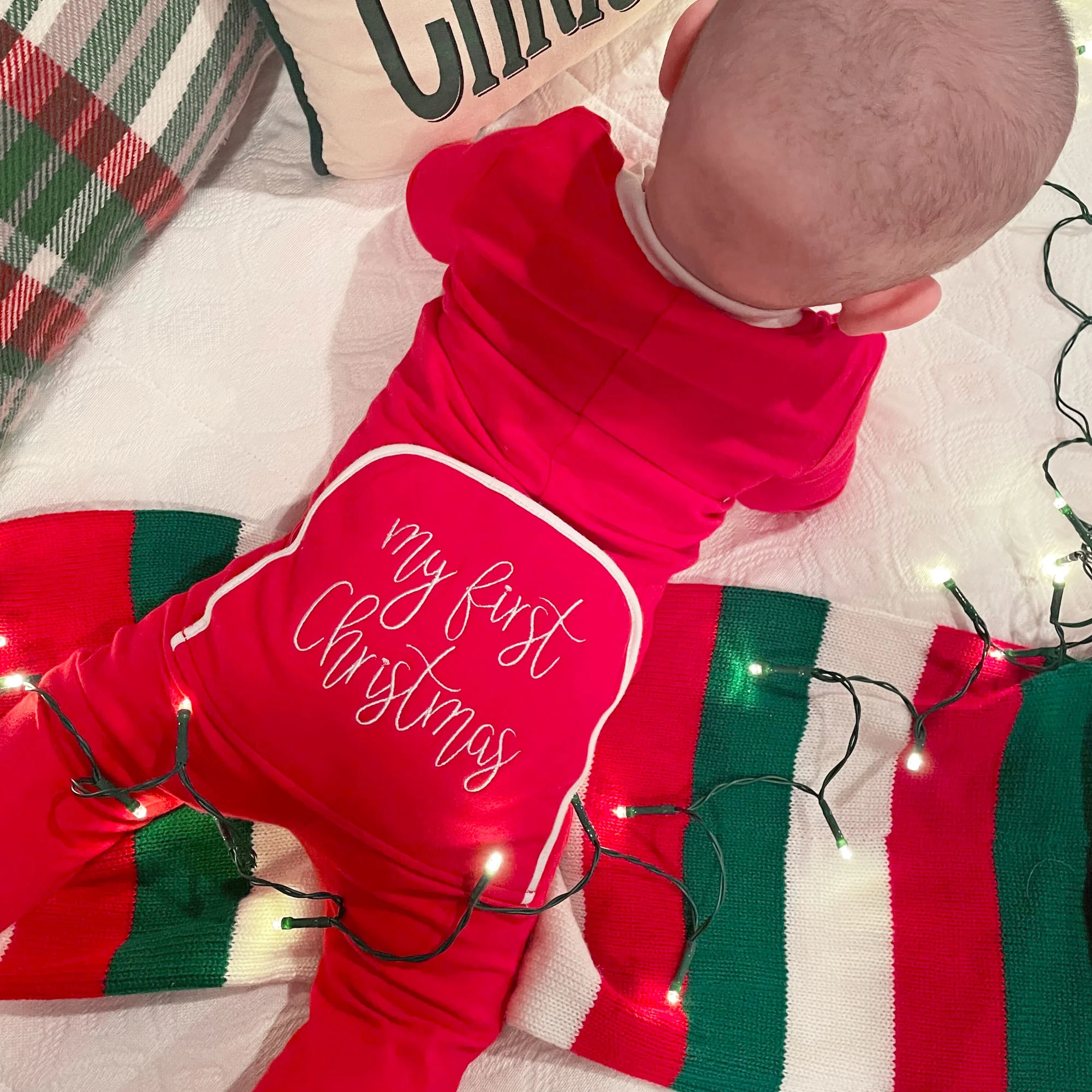 Happy Santa Red Zip Sleeper - Image 2