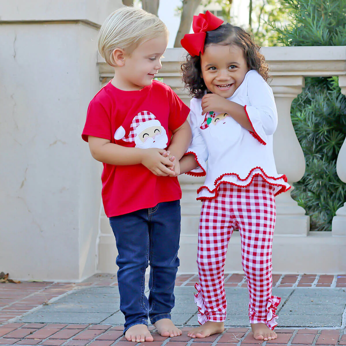 Happy Santa Red Short Sleeve Shirt - Image 4