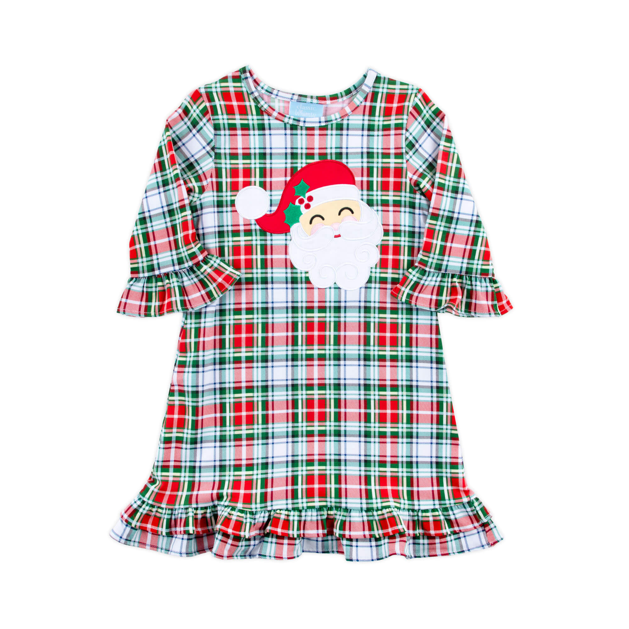 Happy Santa Sinclair Plaid Milly Dress - Image 4