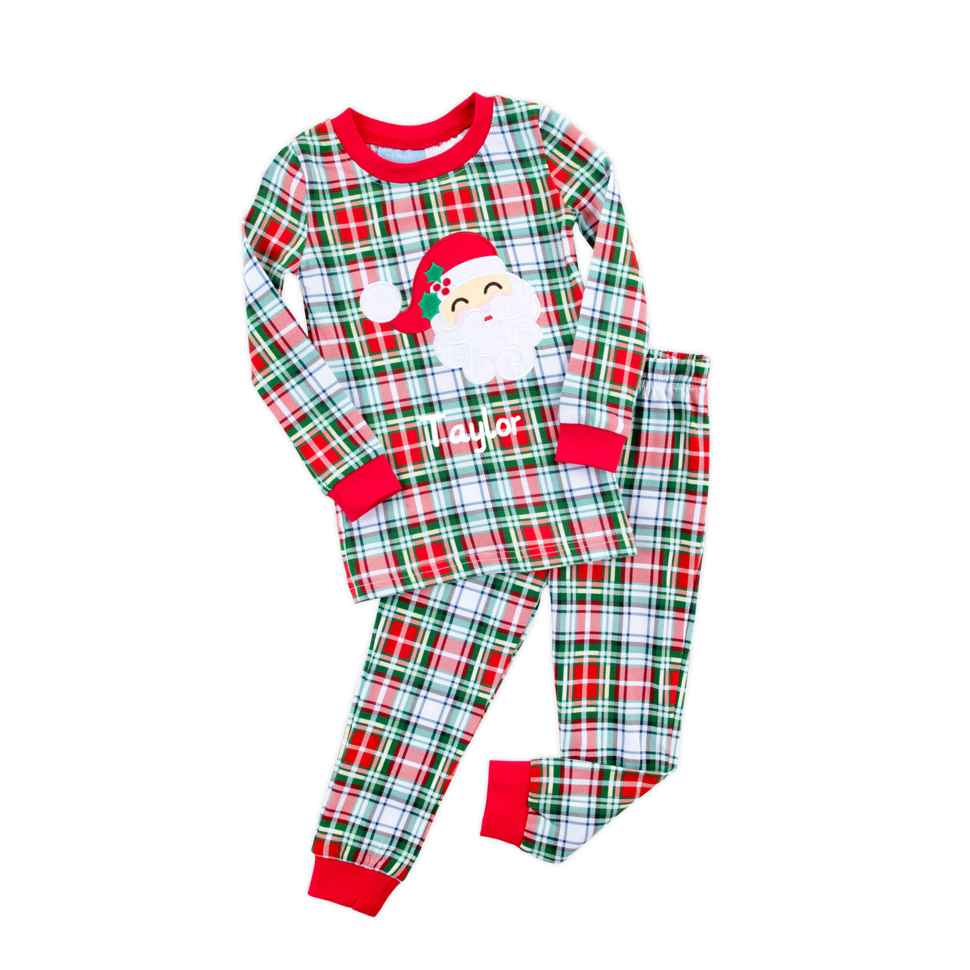Happy Santa Sinclair Plaid Pajamas - Image 3