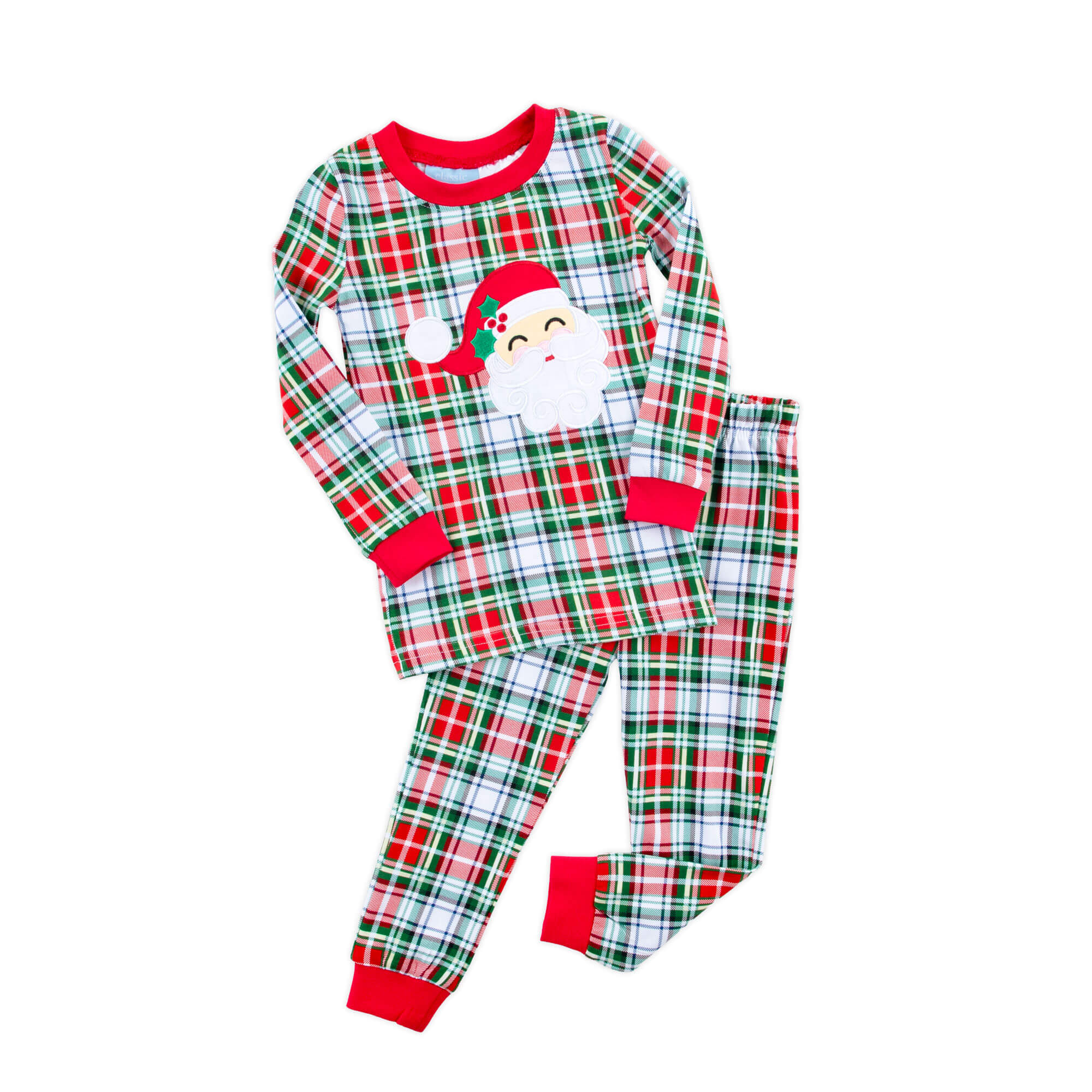 Happy Santa Sinclair Plaid Pajamas - Image 5