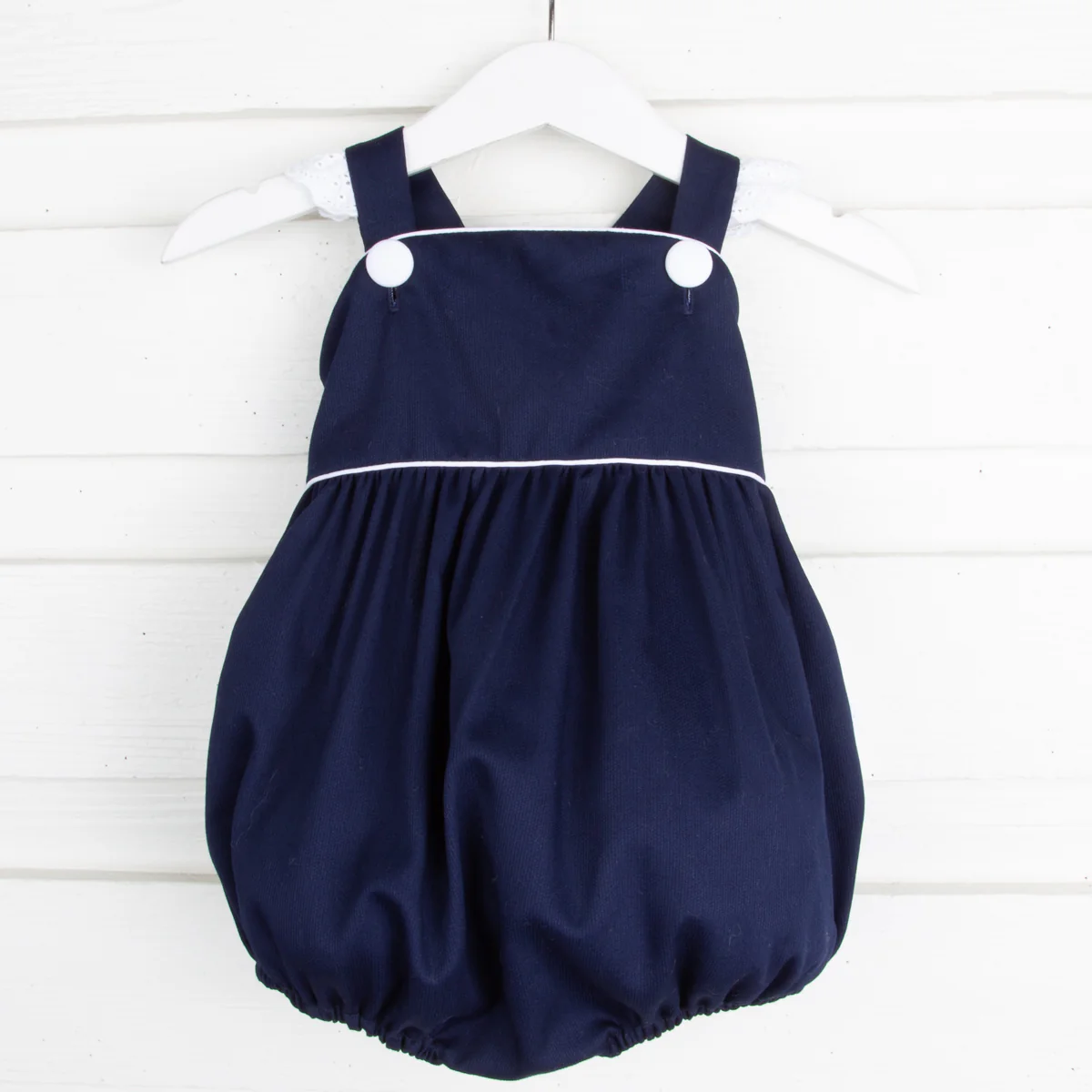 Harper Bubble Navy Pique - Image 2