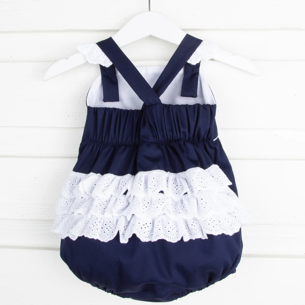 Harper Bubble Navy Pique - Image 8