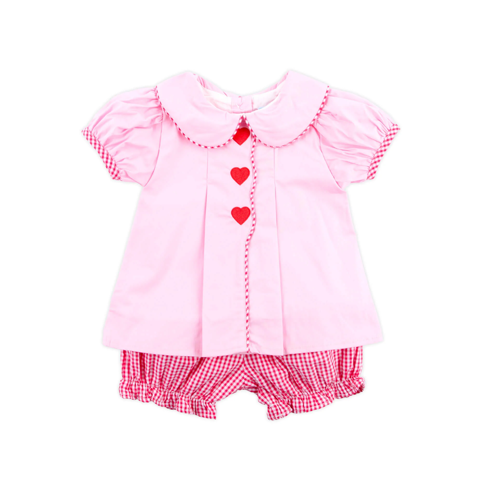 Valentine Hearts Pink Jane Bloomer Set - Image 2