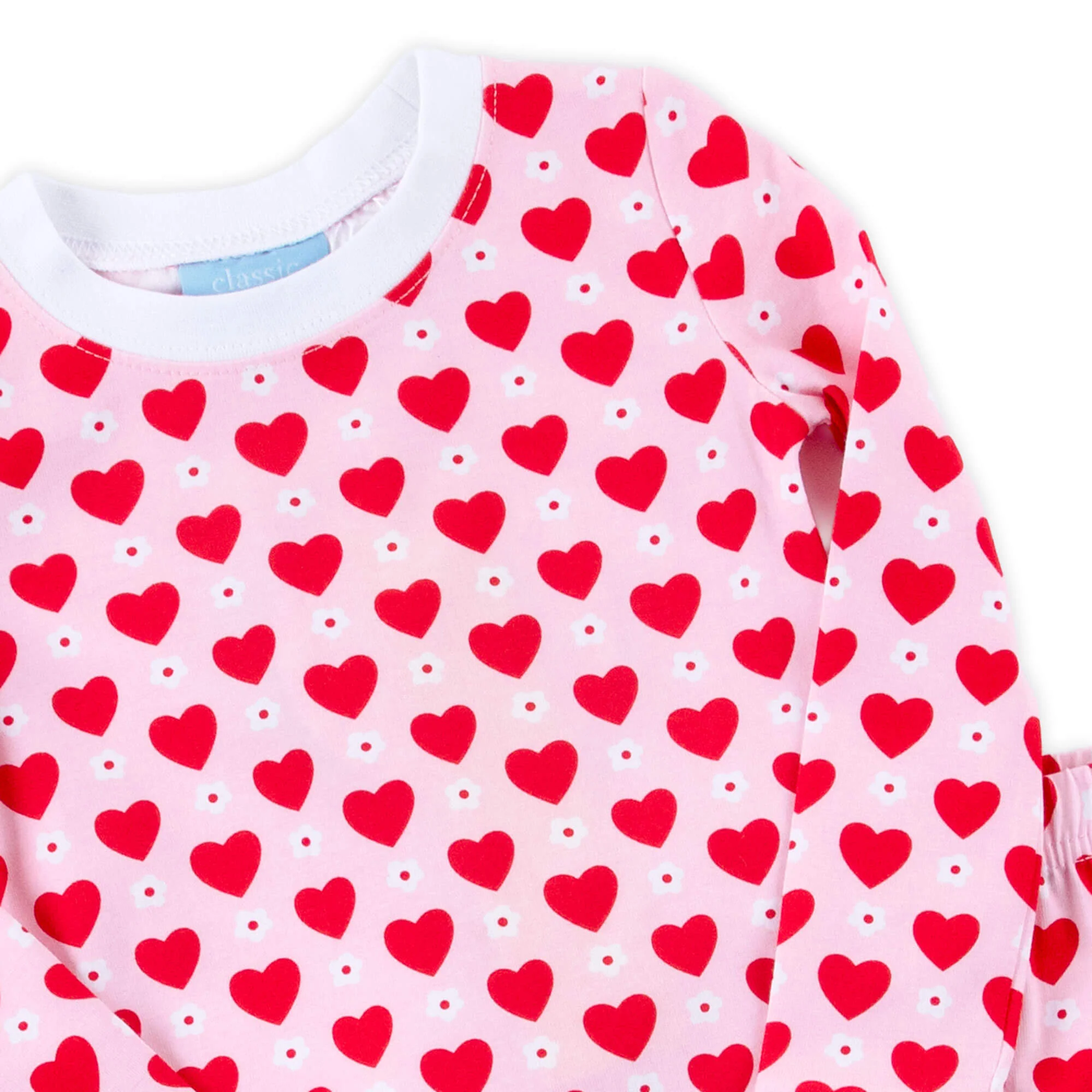Heart & Daisy Print Pajamas - Image 2