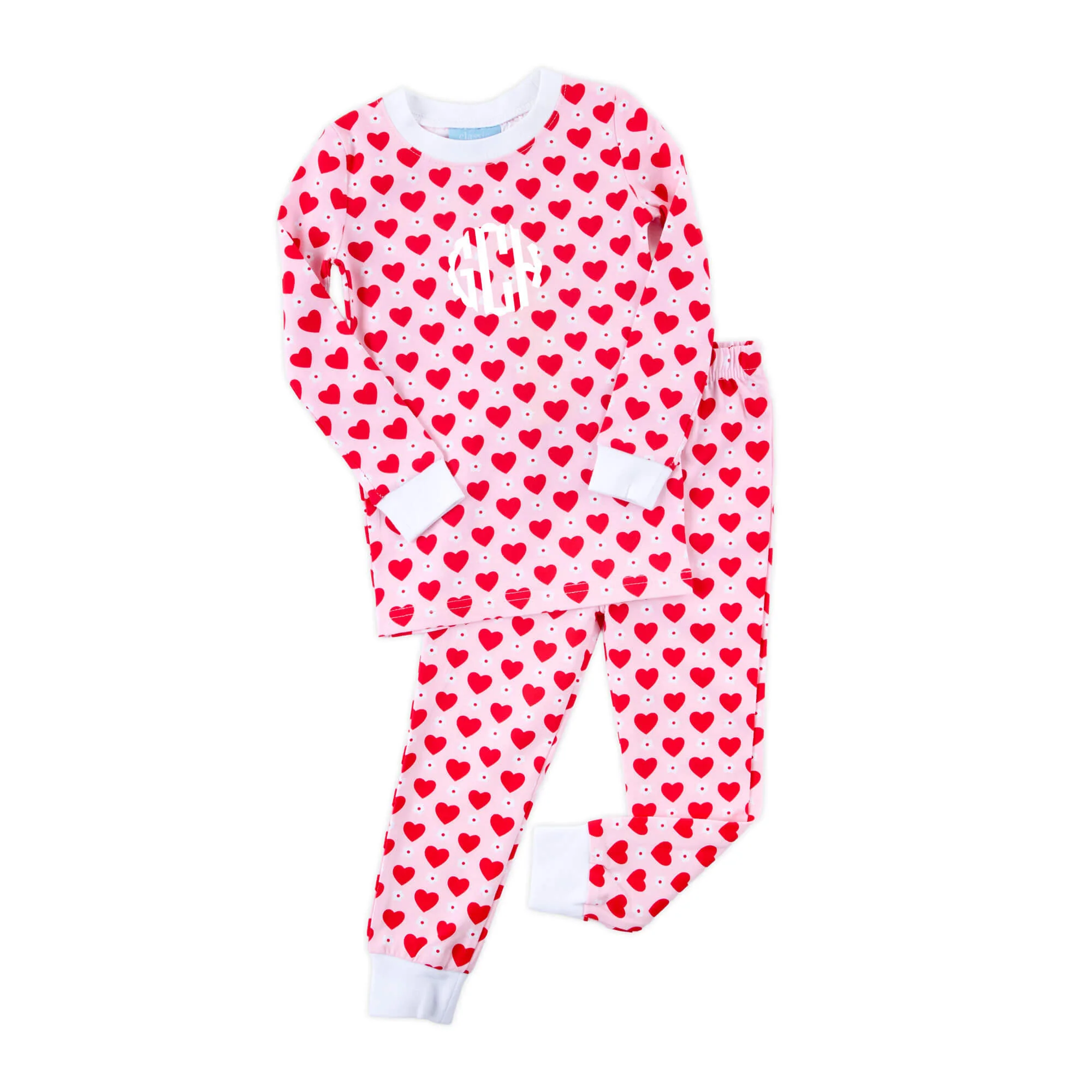 Heart & Daisy Print Pajamas - Image 3