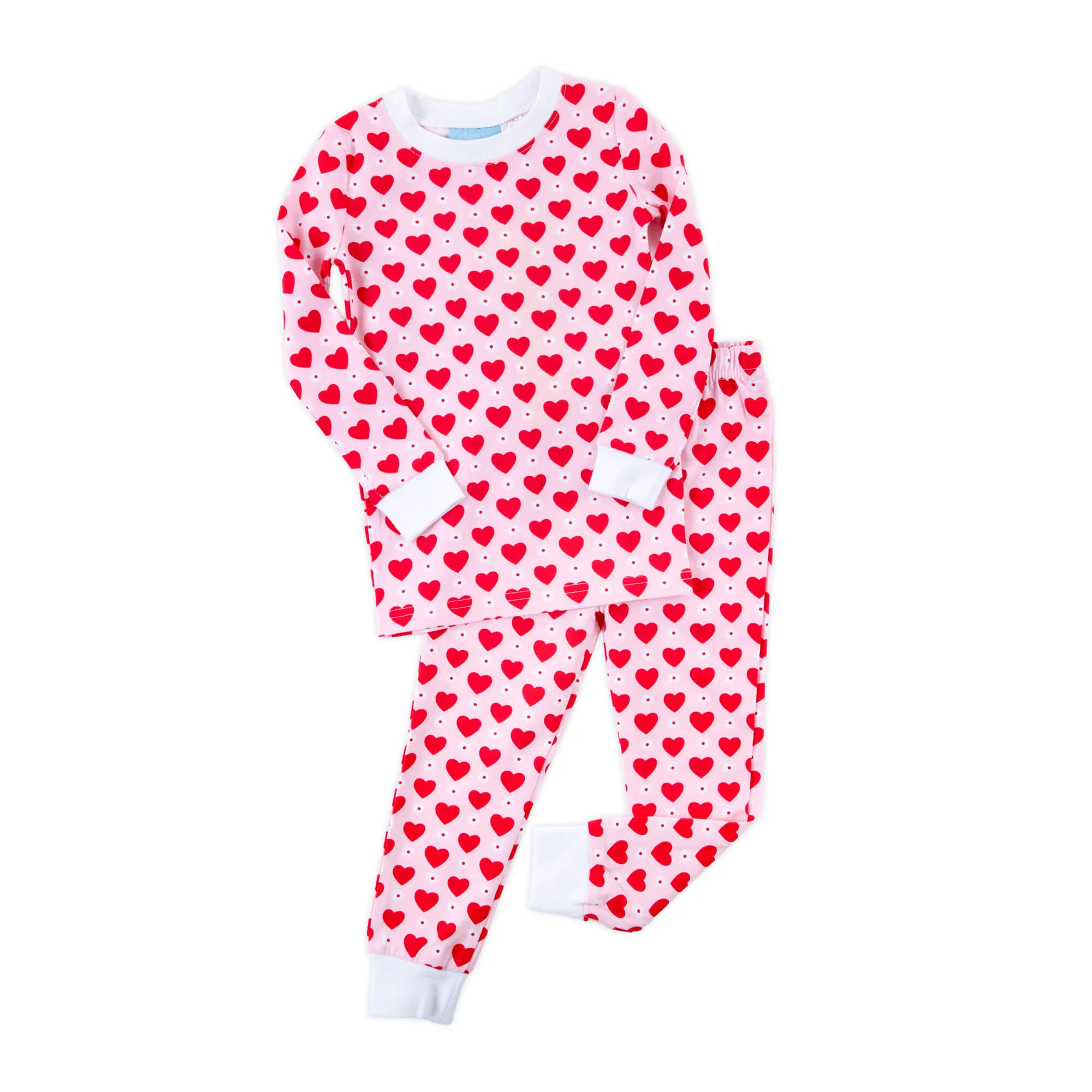 Heart & Daisy Print Pajamas - Image 5