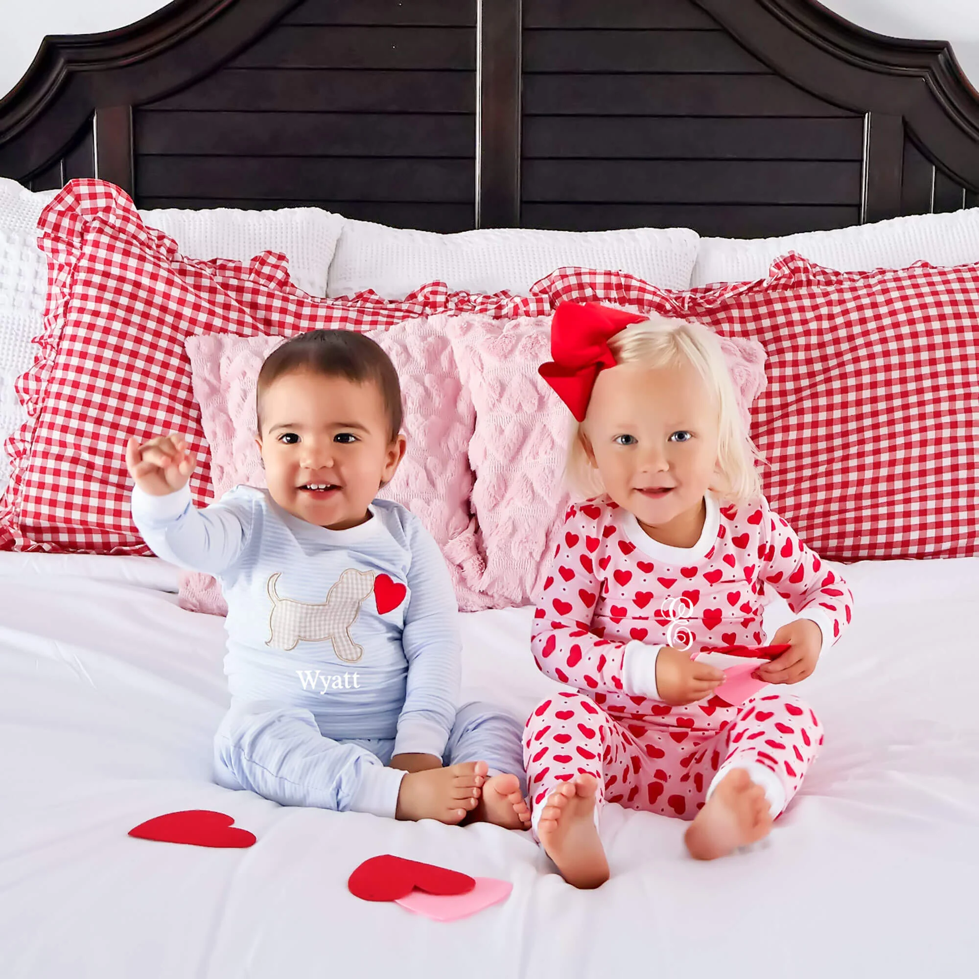 Heart & Daisy Print Pajamas - Image 6