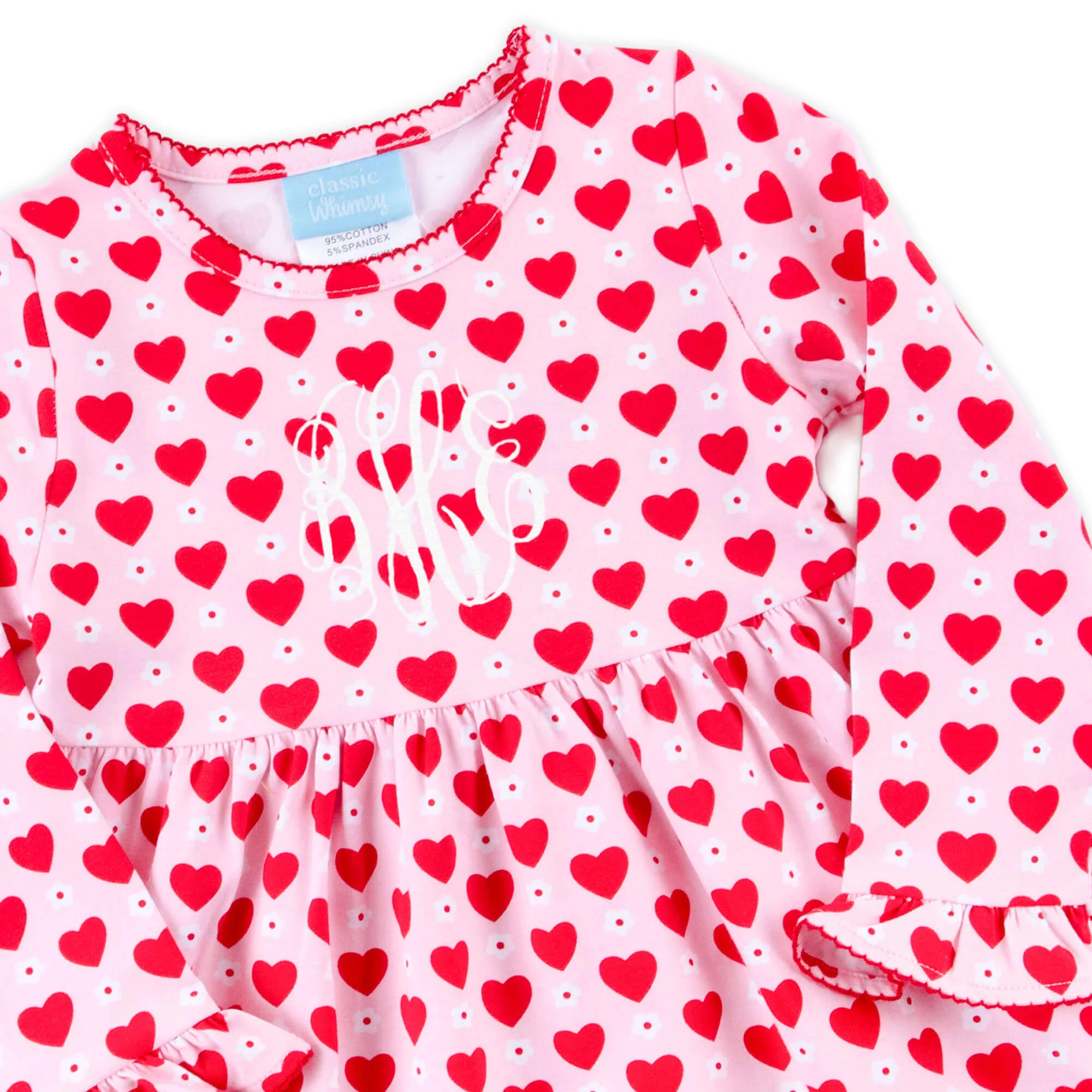 Heart & Daisy Print Ruby Dress - Image 2