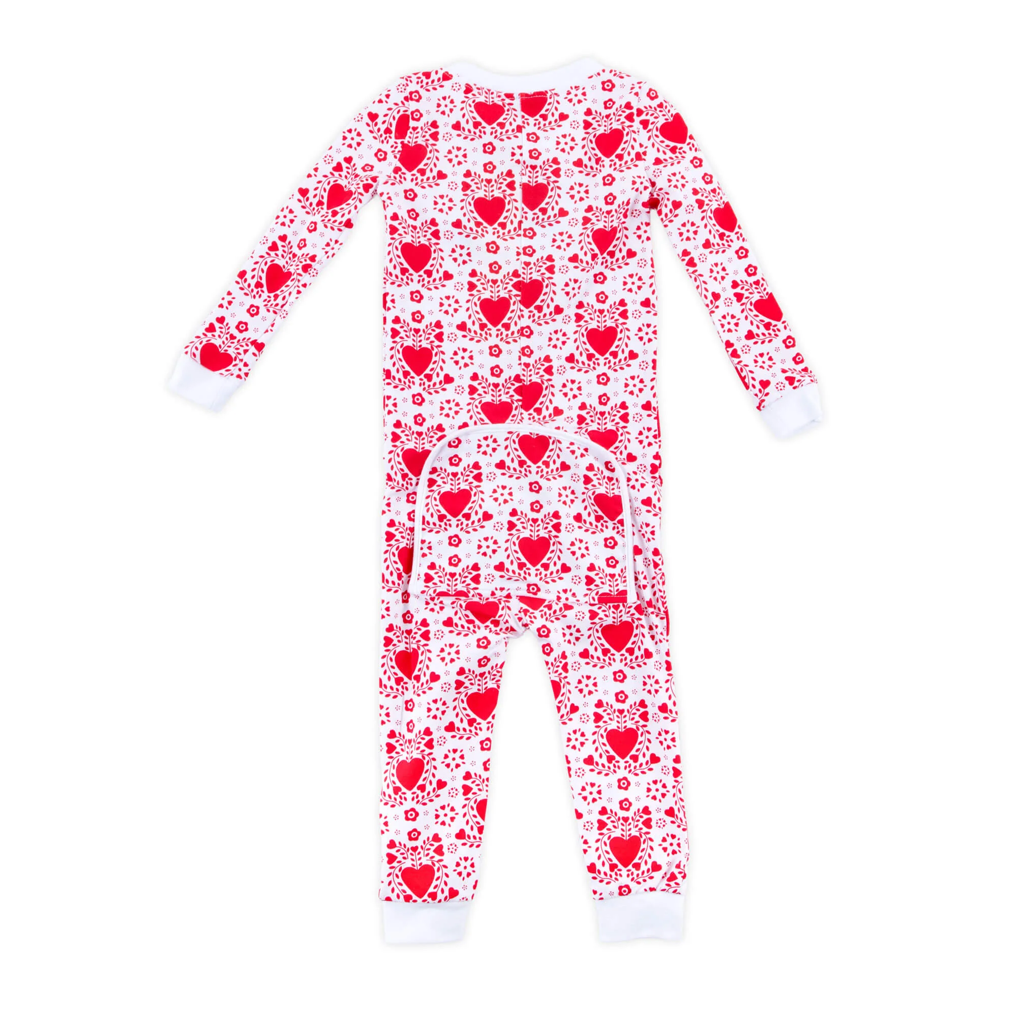 Heart Damask Print Zip Sleeper - Image 7