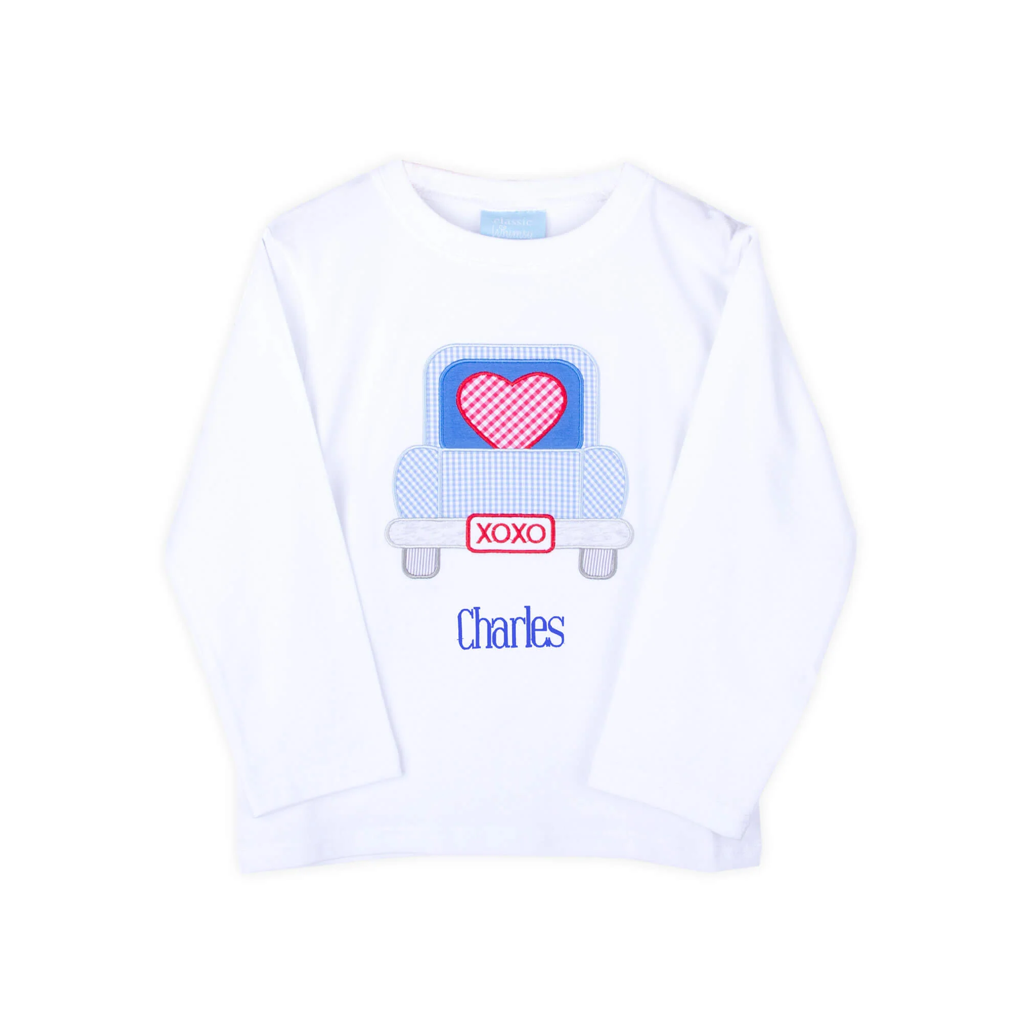 Heart Truck White Long Sleeve Shirt - Image 2