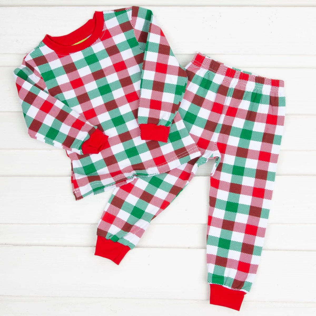 Holiday Check Knit Pajamas - Image 2