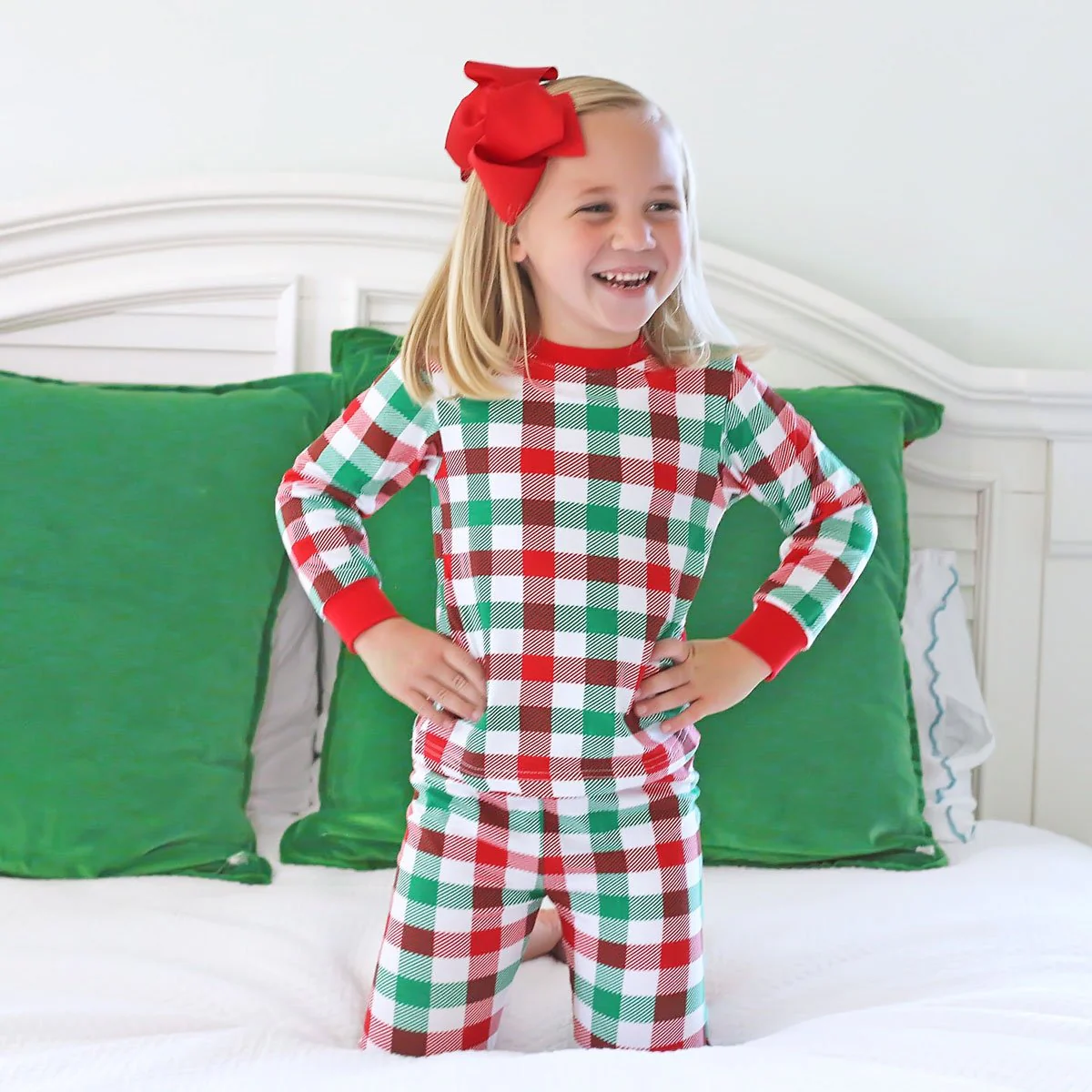 Holiday Check Knit Pajamas - Image 3