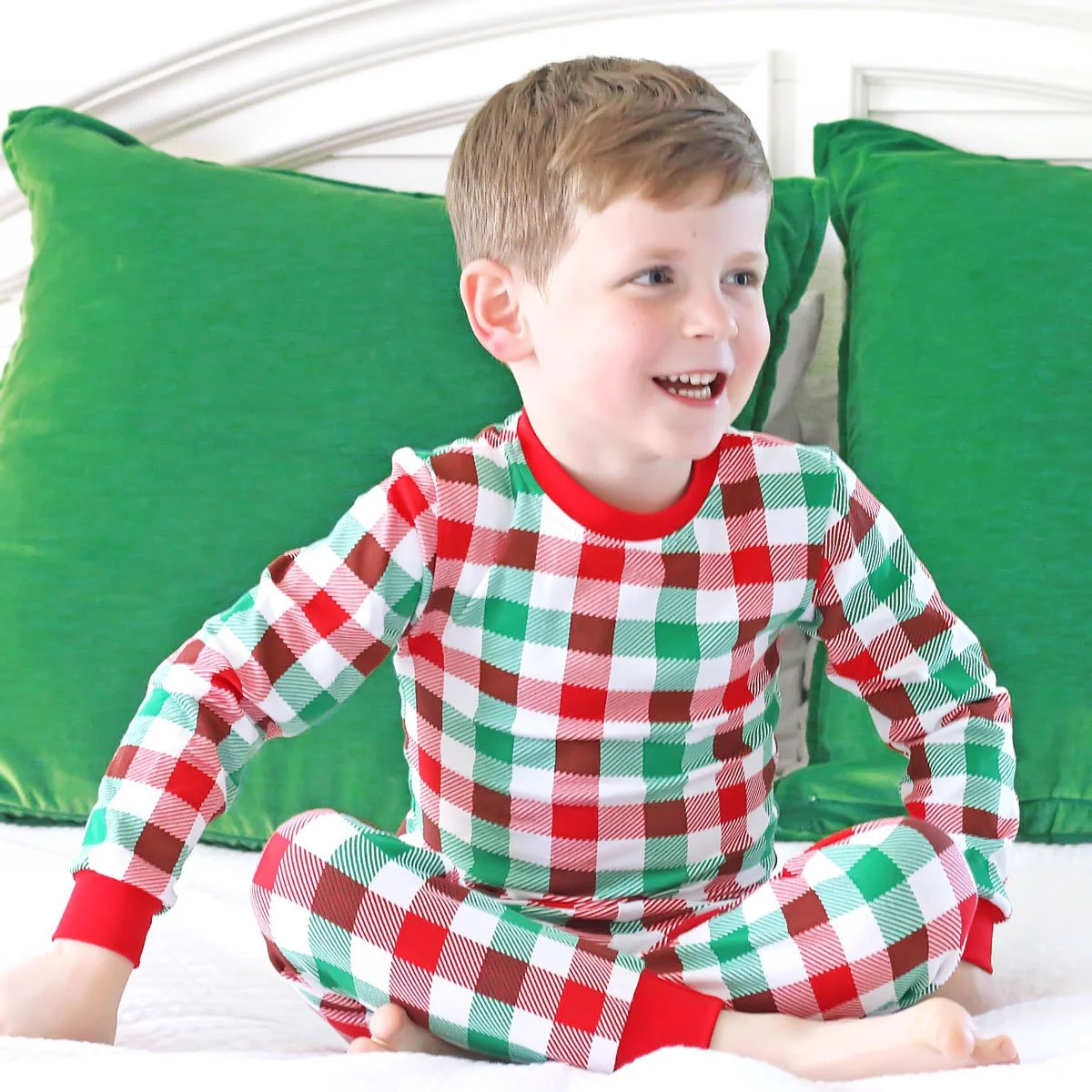 Holiday Check Knit Pajamas - Image 4