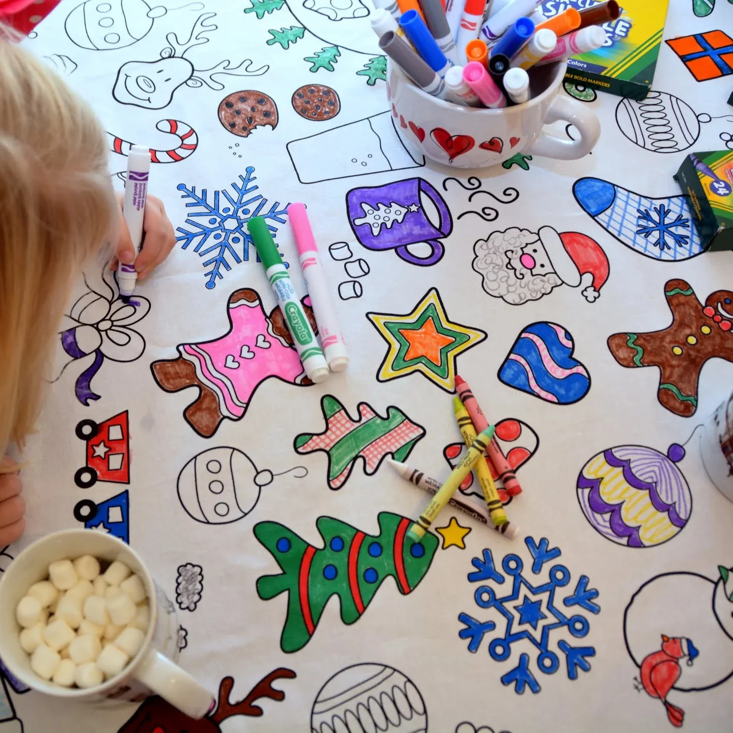 Holiday Tablecloth Square - Image 4