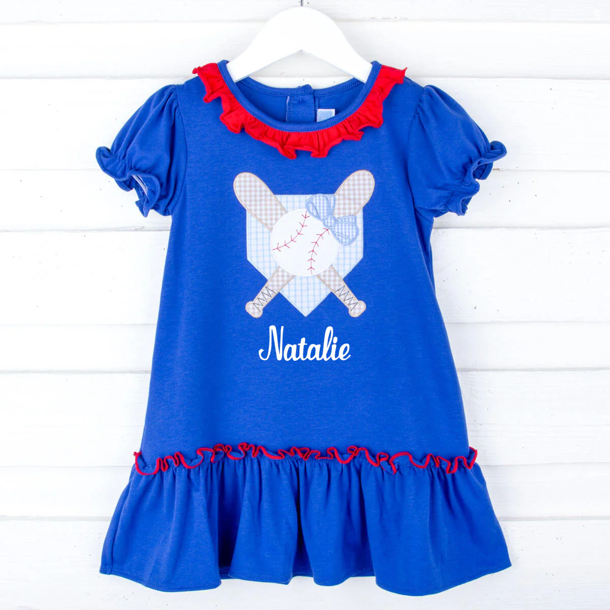 Home Run Royal Blue Knit Dress - Image 2