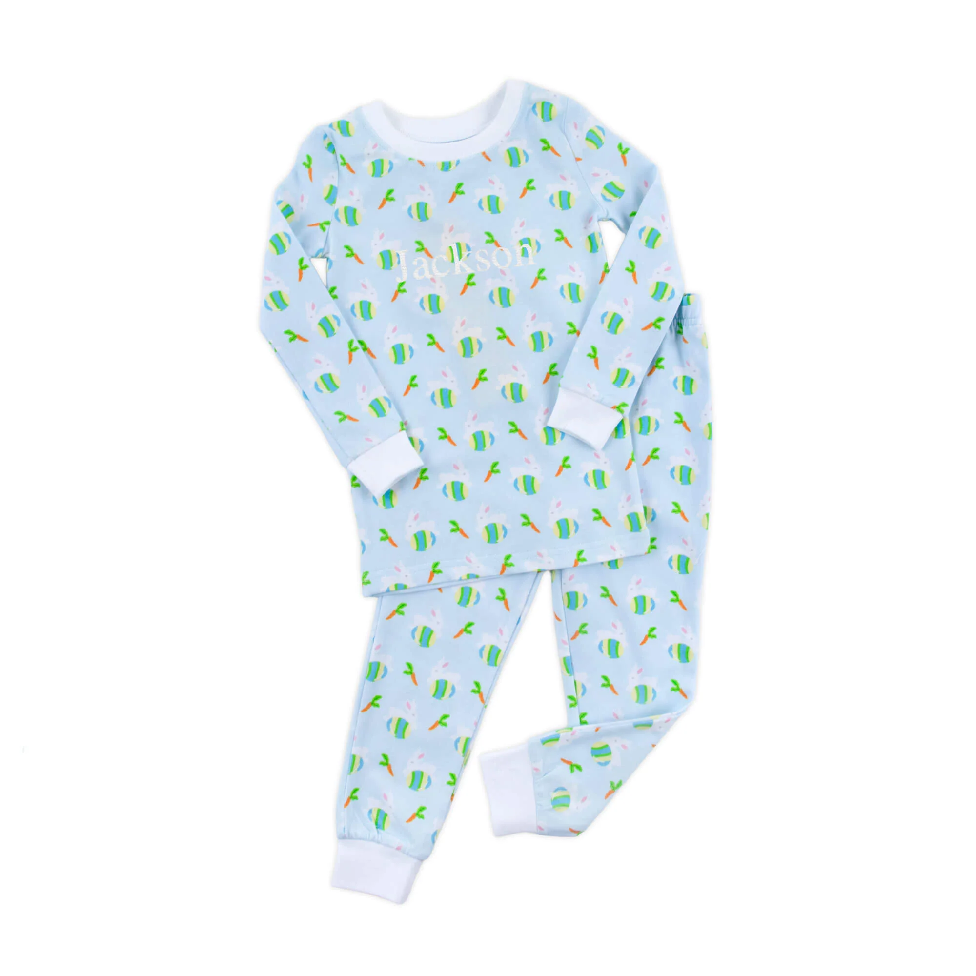 Hop Into Easter Blue Pajamas - Image 2