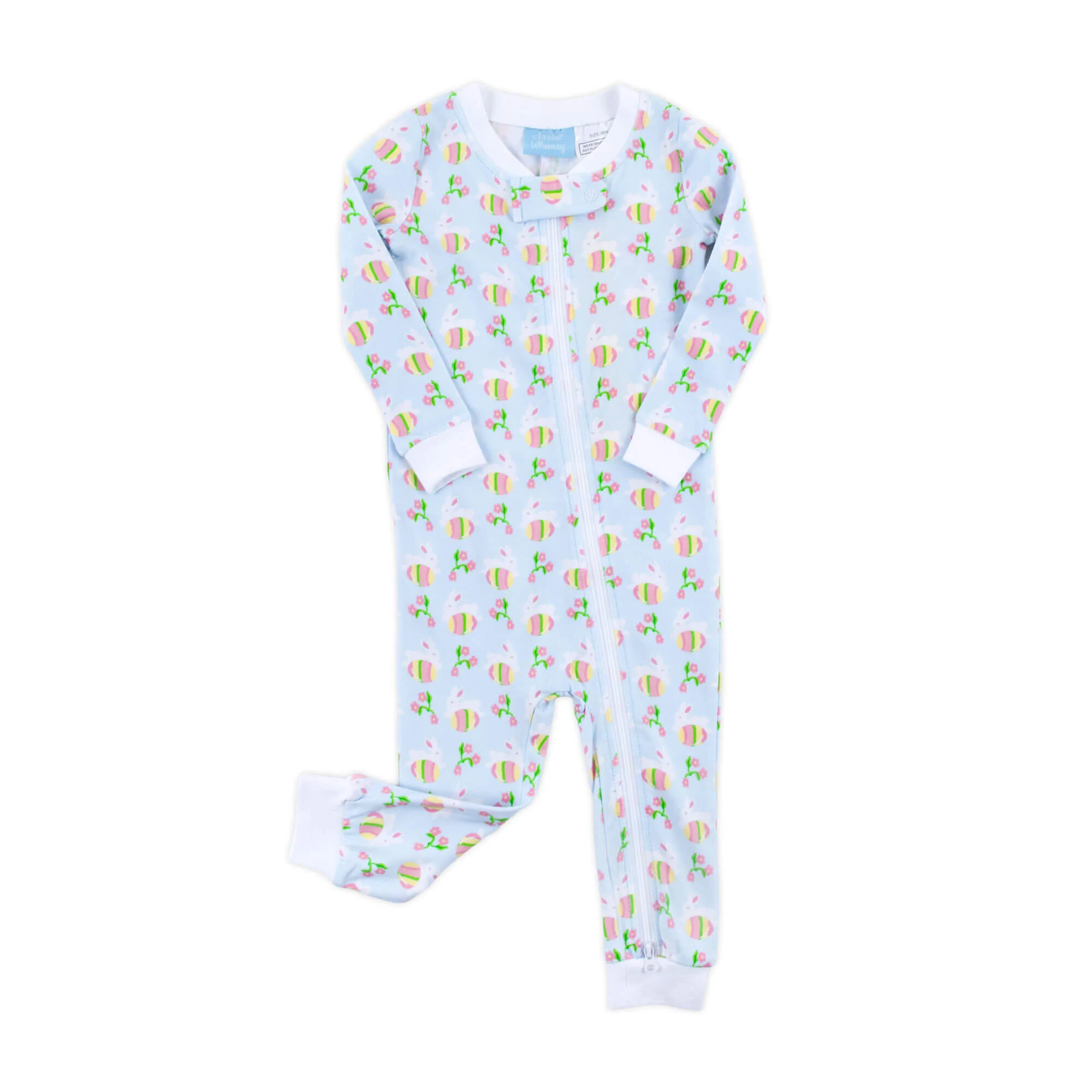 Hop Into Easter Pink Zip Sleeper - Image 2
