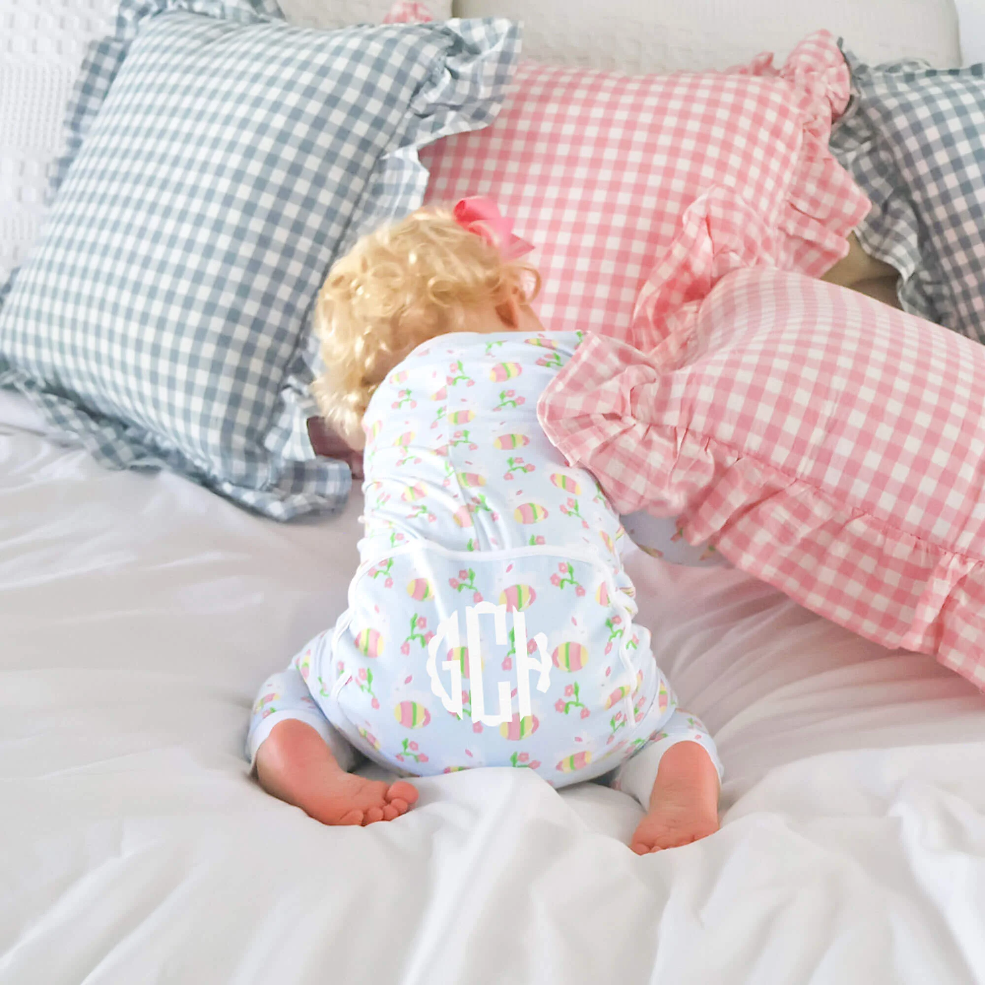 Hop Into Easter Pink Zip Sleeper - Image 3