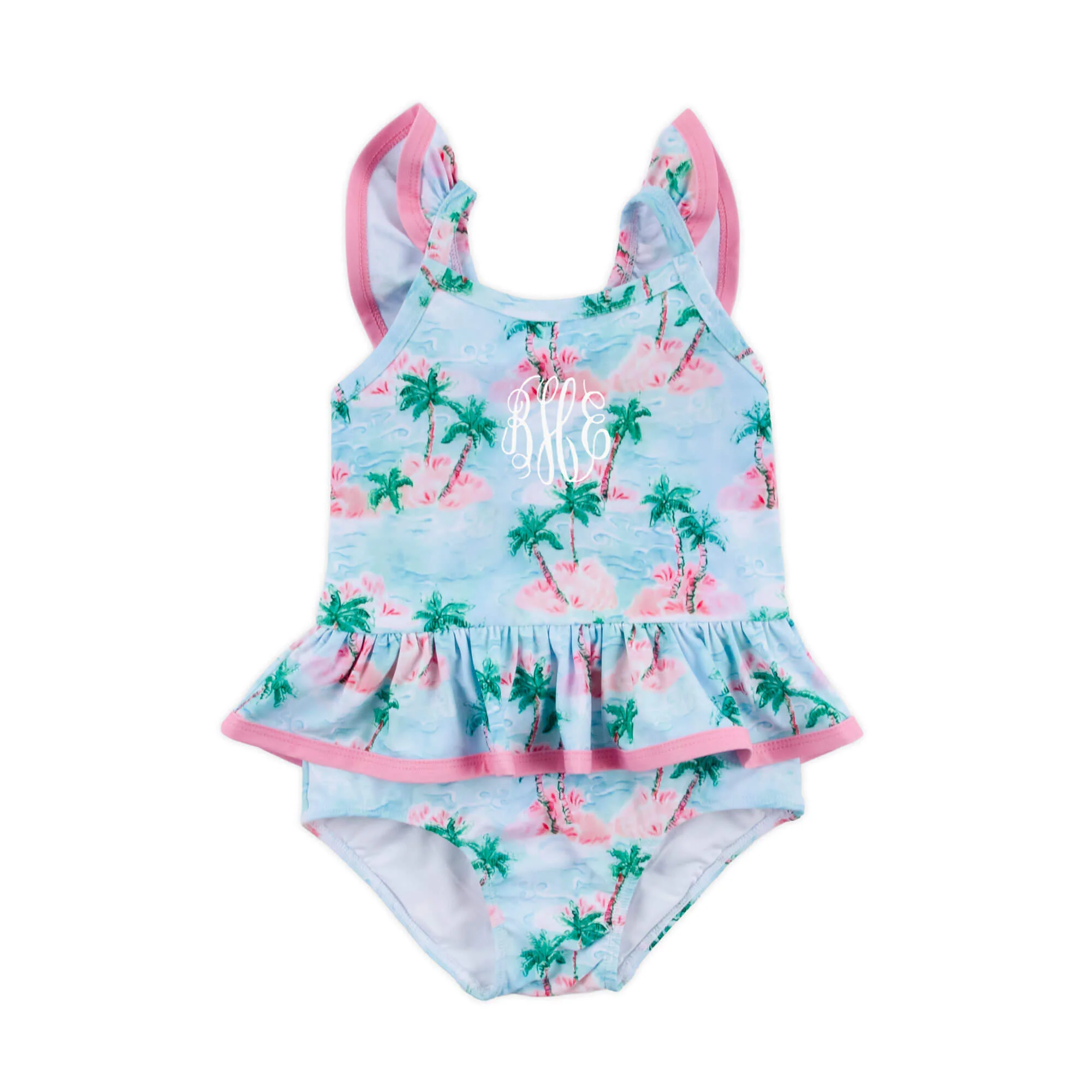 Island Palm One Piece Swimsuit - Image 2