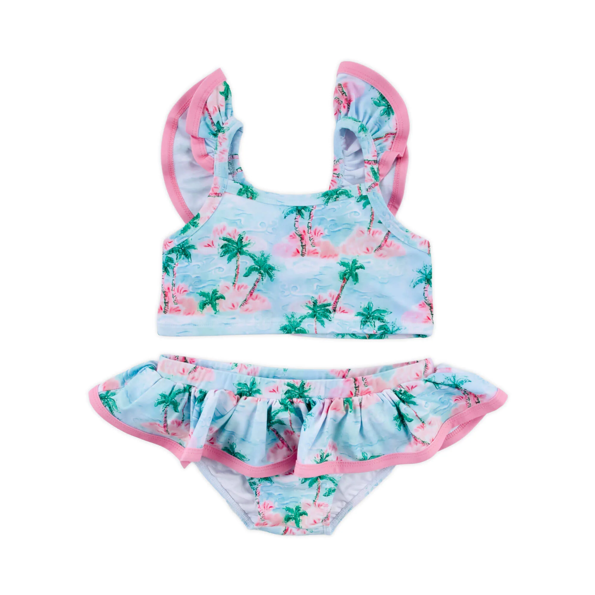 Island Palm Two Piece Swimsuit - Image 6