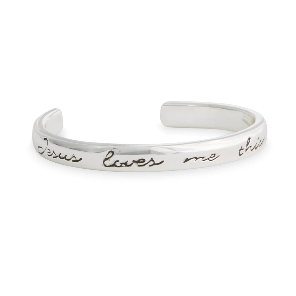 Jesus Loves Me Cuff Bracelet - Image 2
