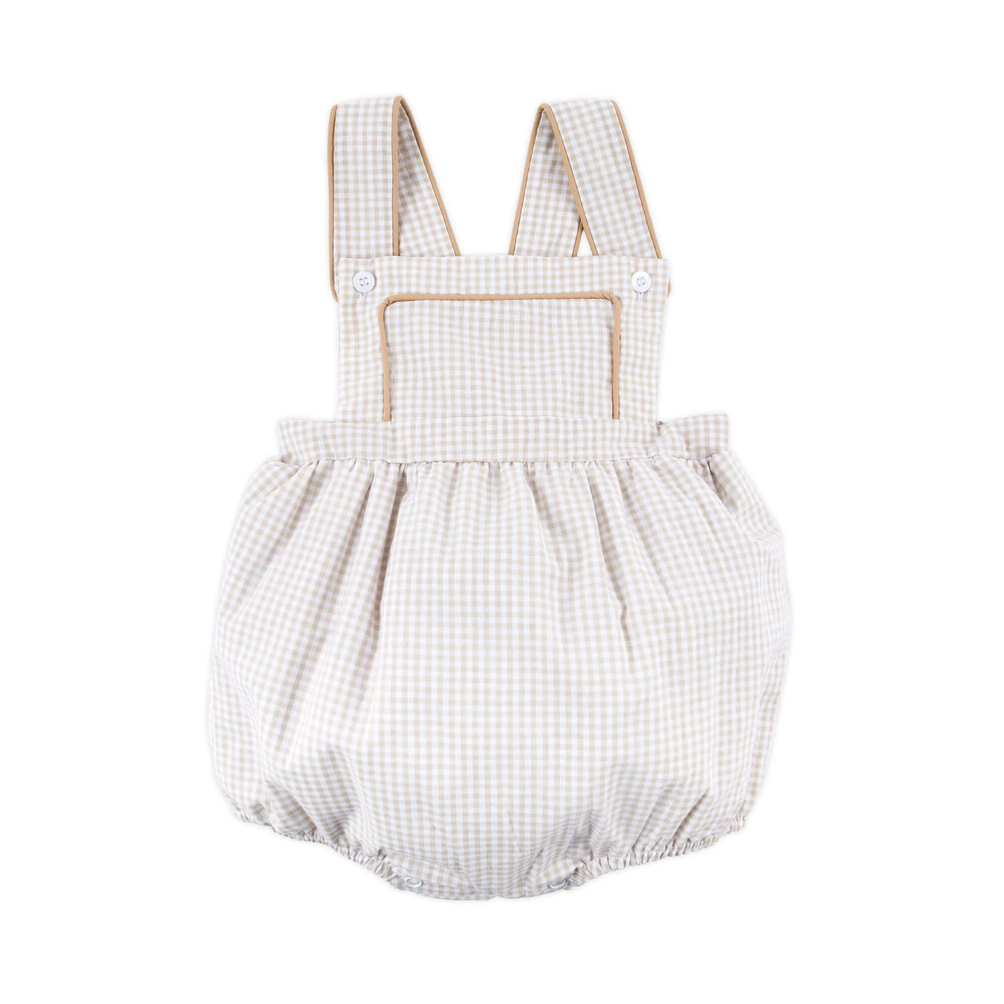Khaki Gingham Sun Bubble - Image 4