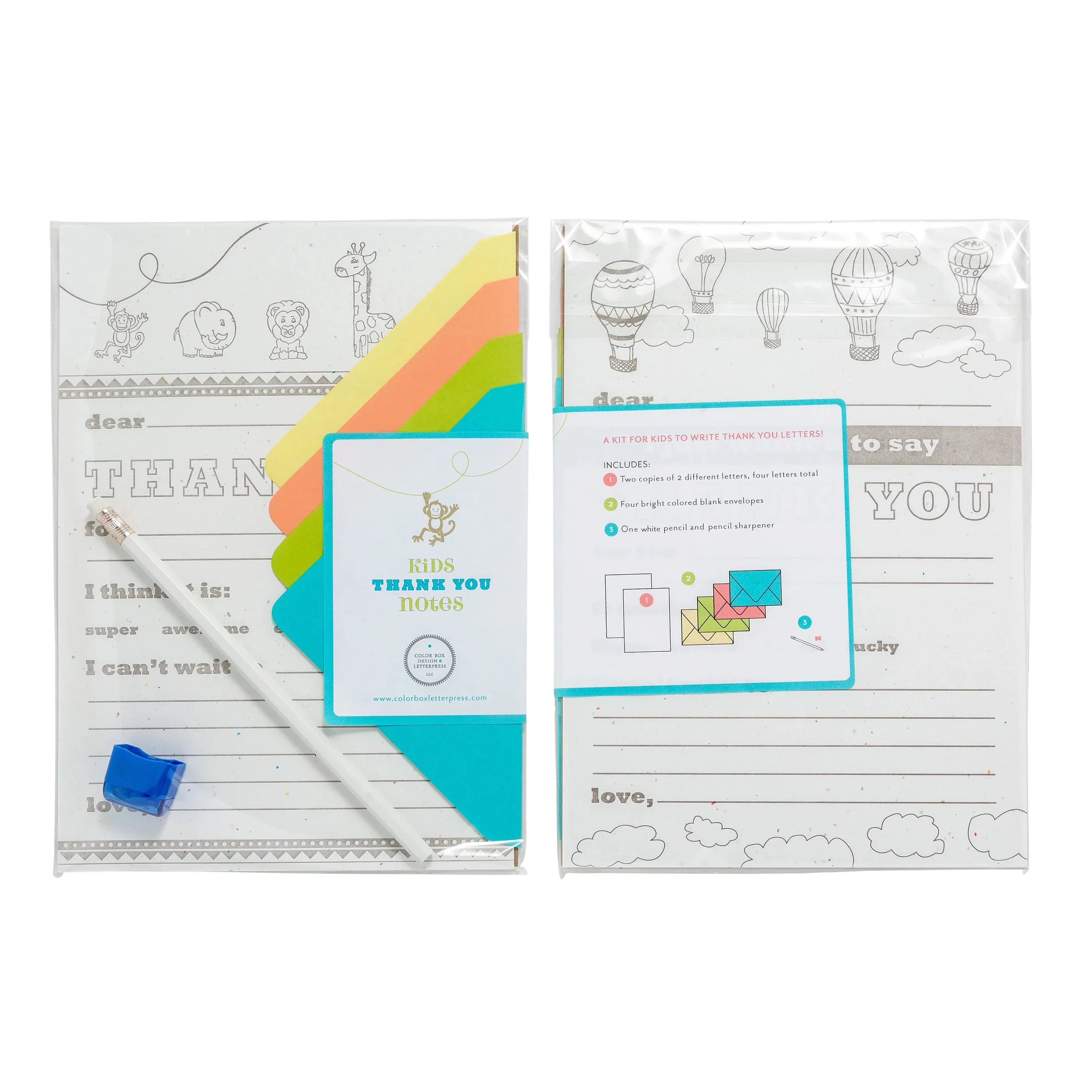 Kid Thank You Notes Kit - Image 2