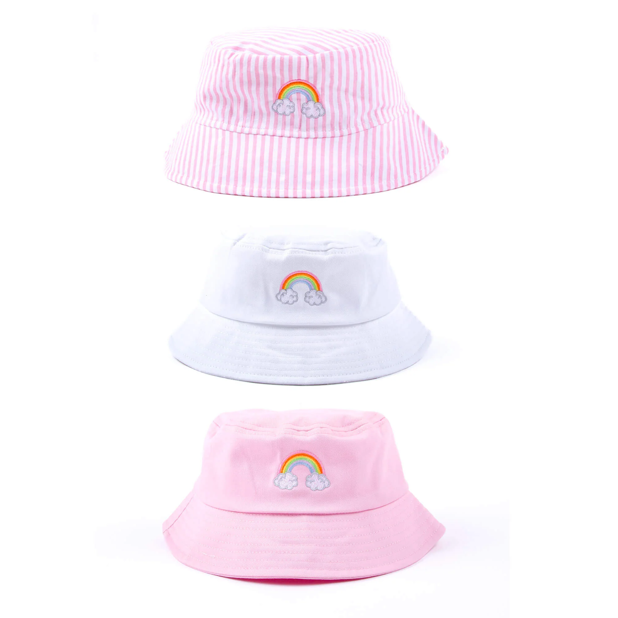Kids Rainbow Sun Hat - Image 6