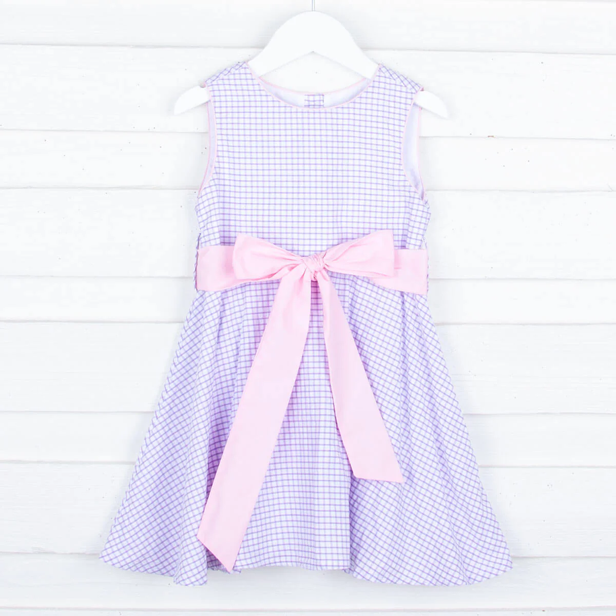 Lavender and Pink Sash Dress - Image 2