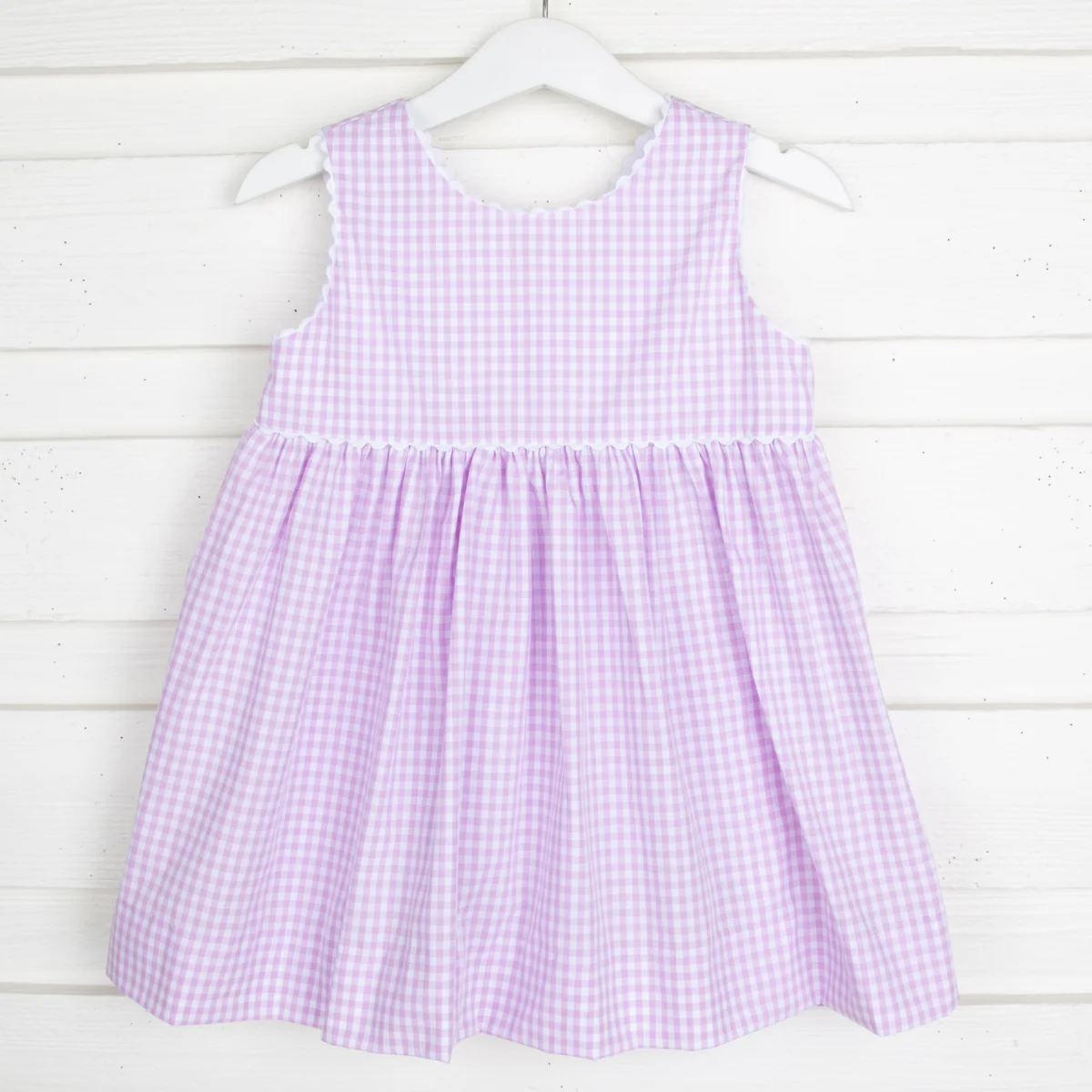 Lavender Gingham Betsy Dress - Image 2