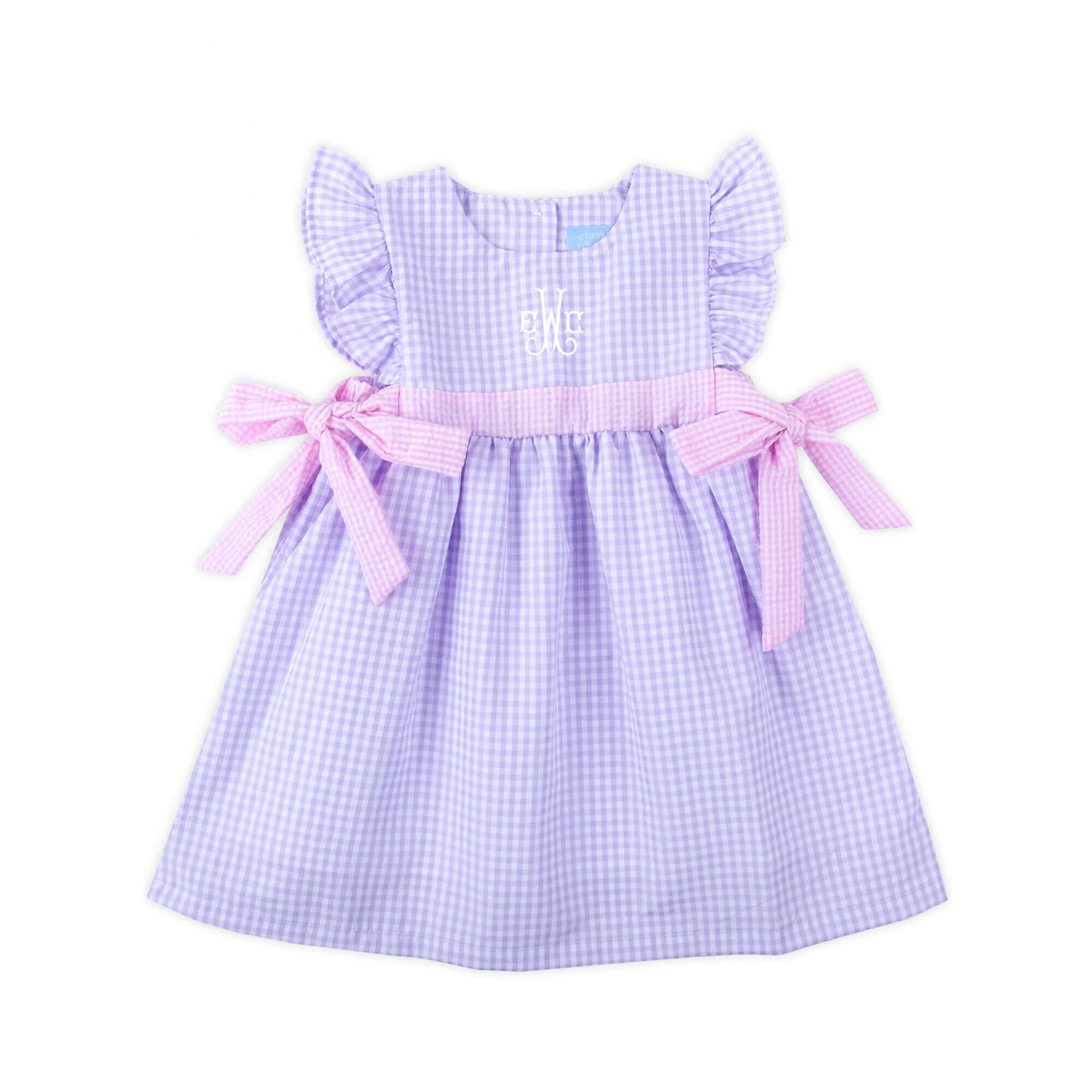 Lavender Gingham Avery Dress - Image 2
