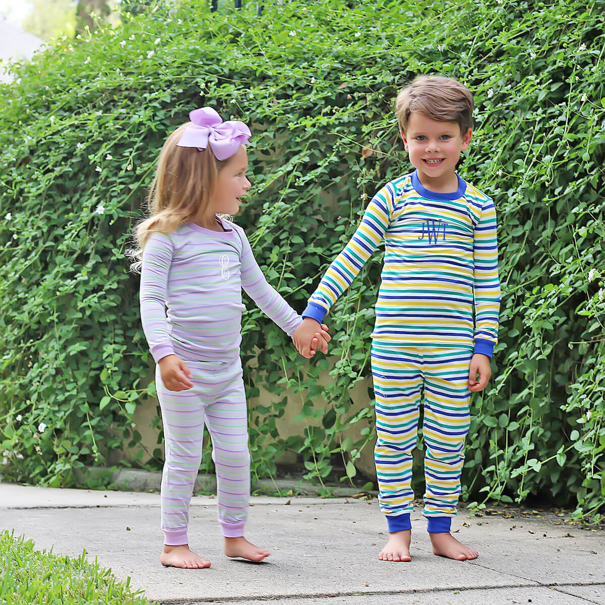 Lavender Multi Stripe Pajamas - Image 5
