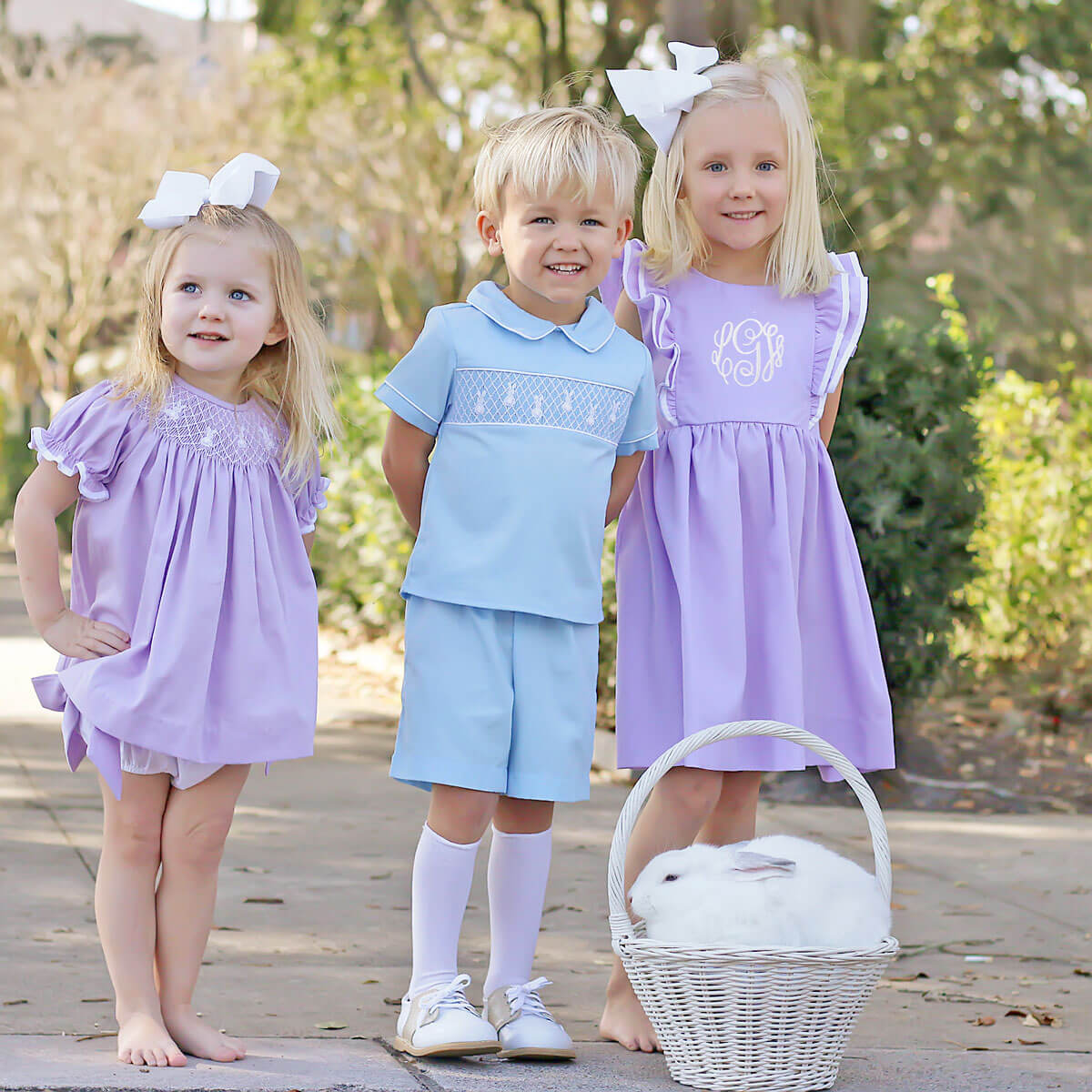 Lavender Pique Classic Ruffle Dress - Image 6