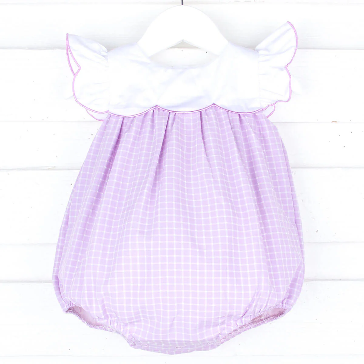 Lavender Windowpane Amelia Bubble - Image 2