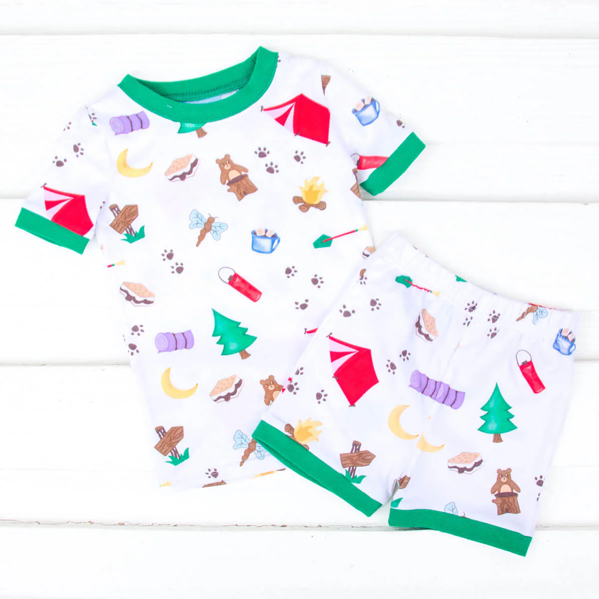 Let’s Go Camping Short Pajamas - Image 3