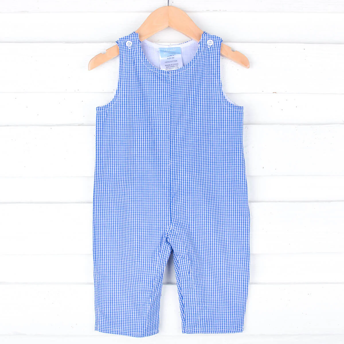 Classic Gingham Longall Royal Blue - Image 4
