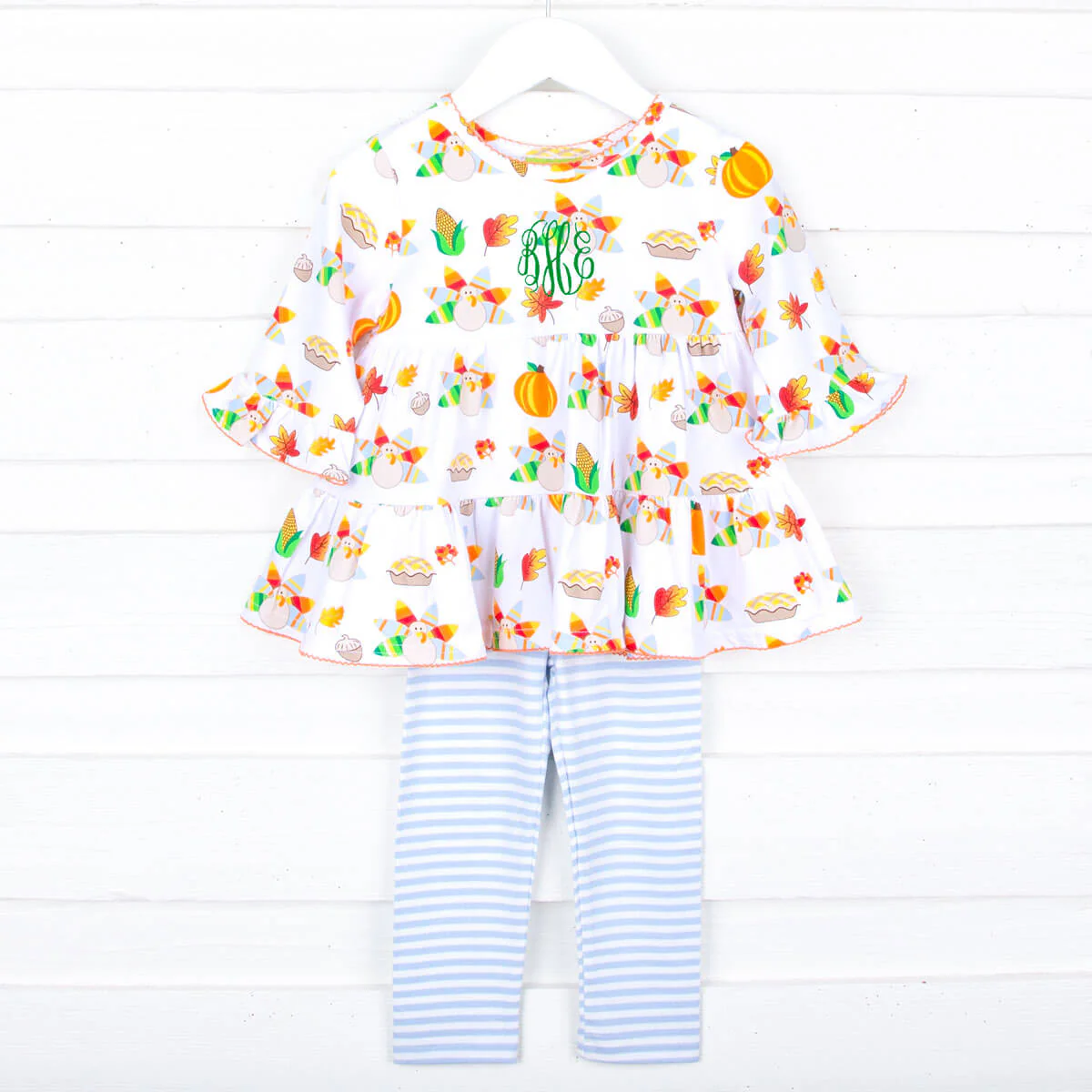 Thanksgiving Feast Print Callie Legging Set - Image 2